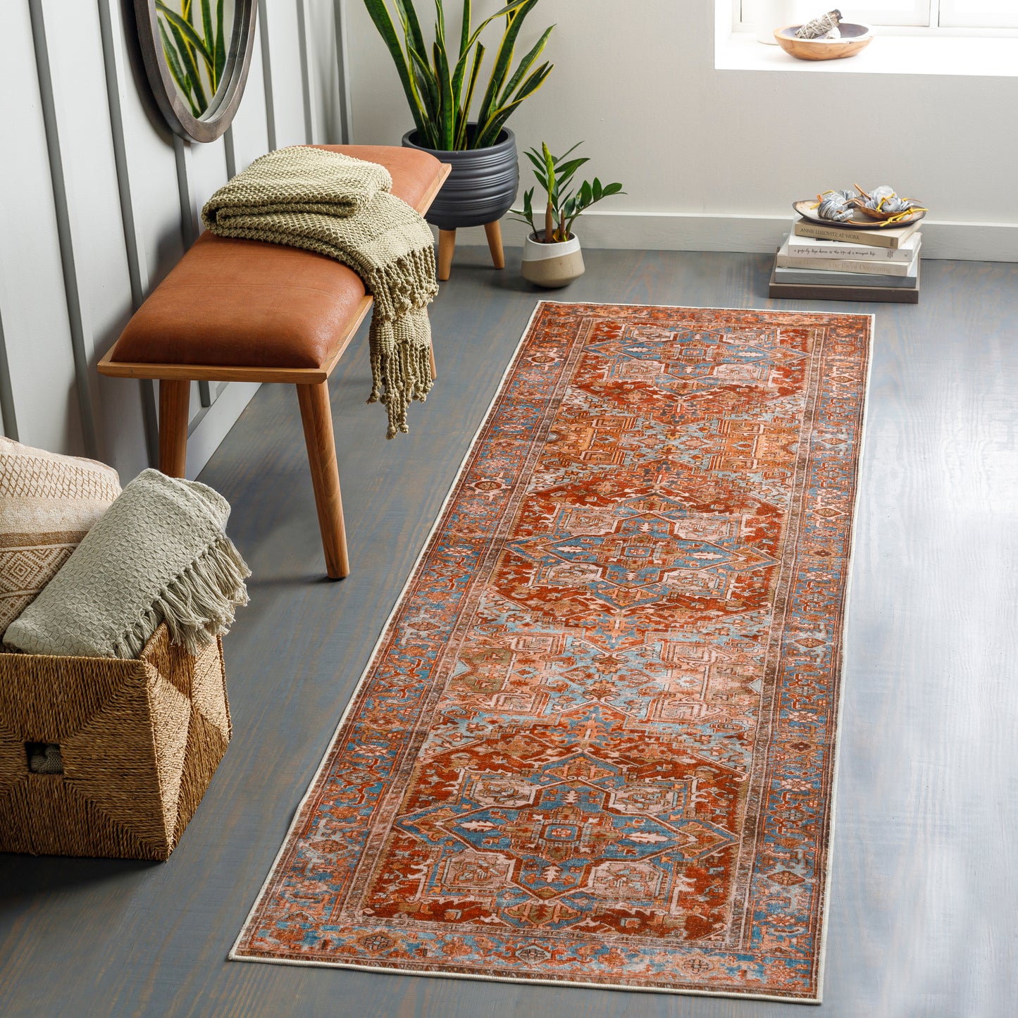 Lavable 29450 Machine Woven Synthetic Blend Indoor Area Rug by Surya Rugs