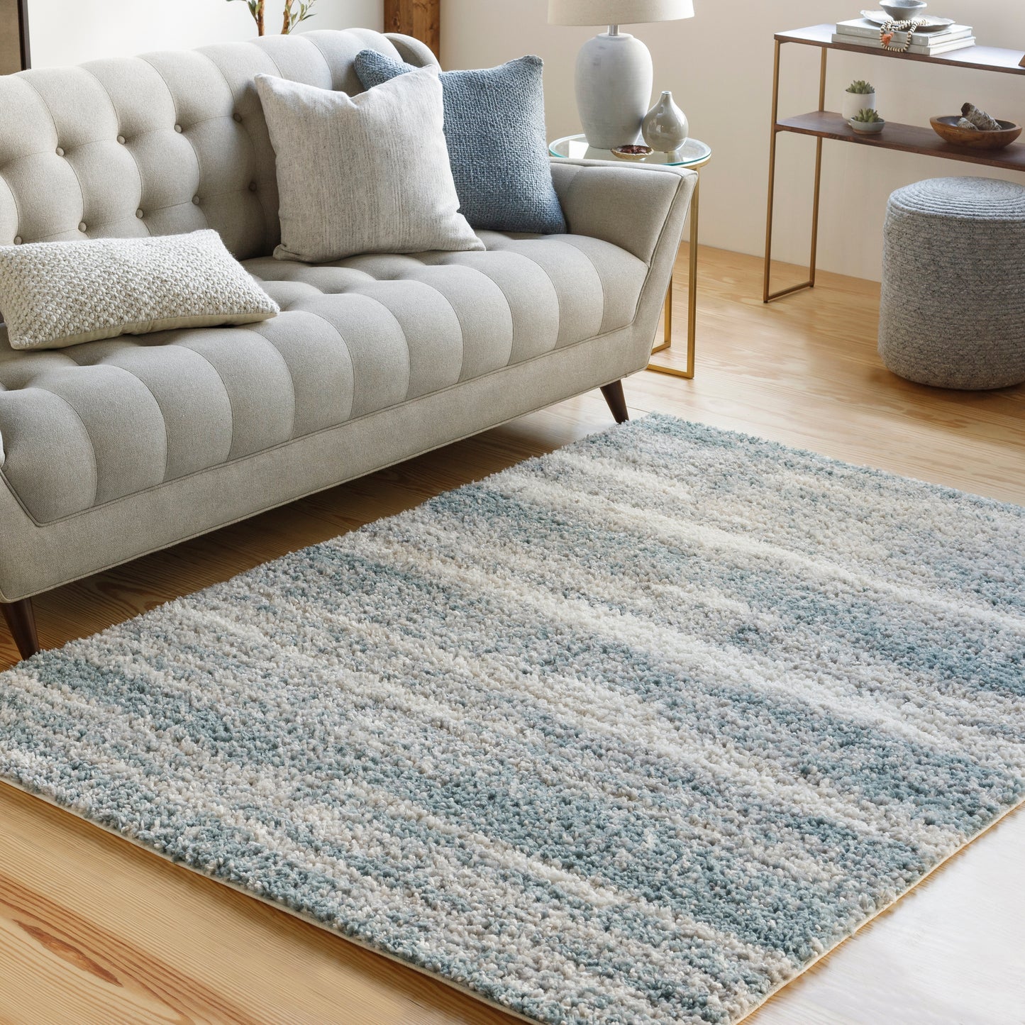 Lyra Shag 29168 Machine Woven Synthetic Blend Indoor Area Rug by Surya Rugs