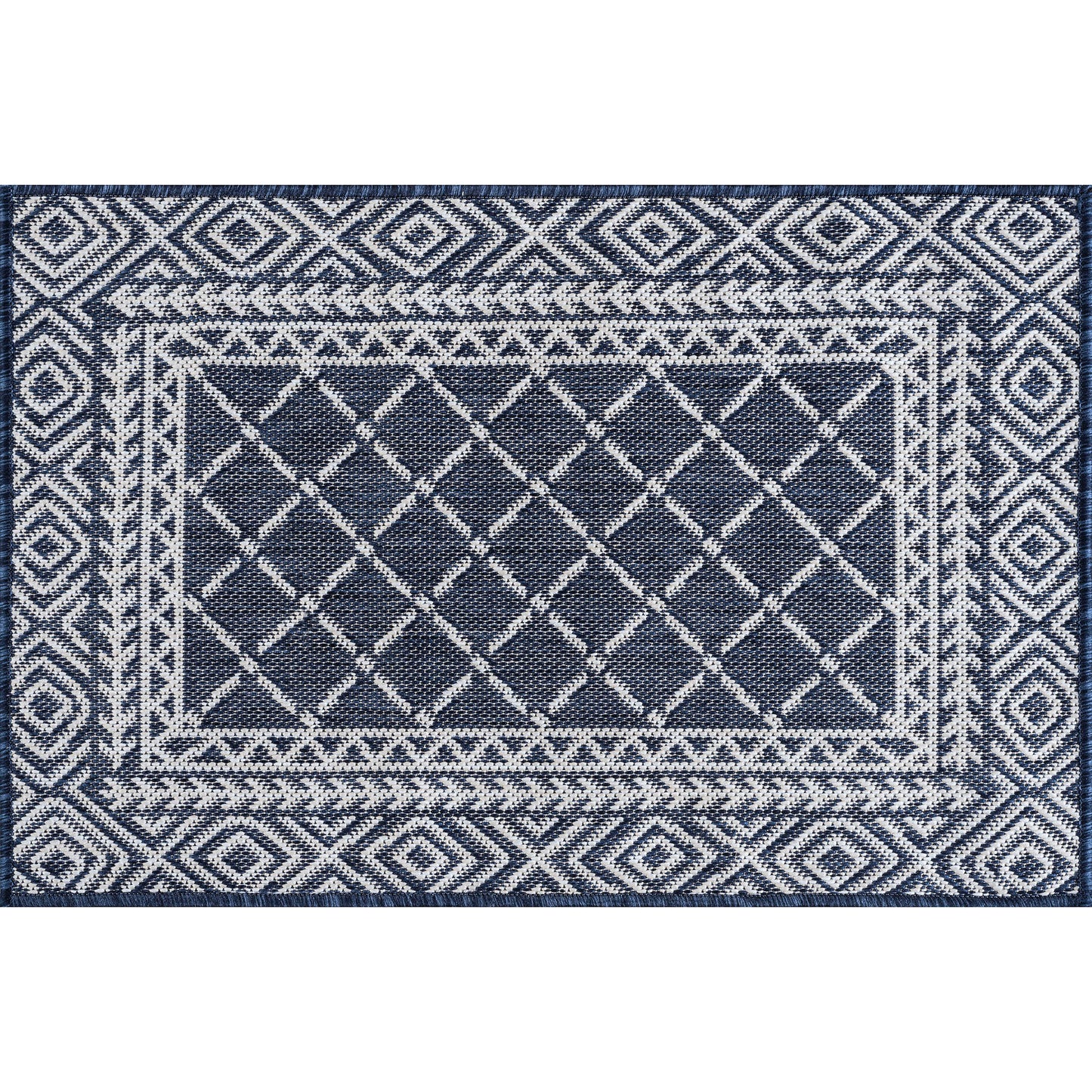 Eco-ECO21 Flat Weave Synthetic Blend Indoor/Outdoor Area Rug by Tayse Rugs