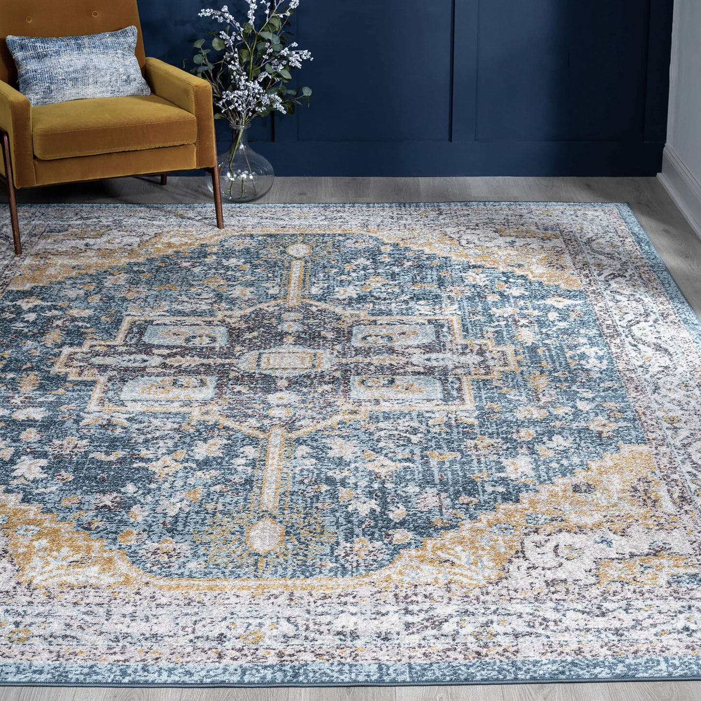 Barclay-BCL12 Cut Pile Synthetic Blend Indoor Area Rug by Tayse Rugs