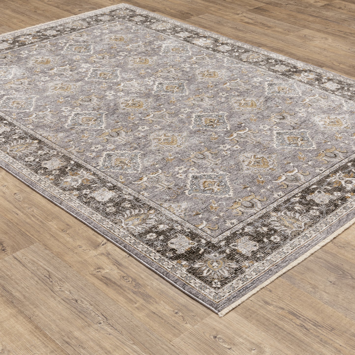 MAHARAJA Distressed Power-Loomed Synthetic Blend Indoor Area Rug by Oriental Weavers