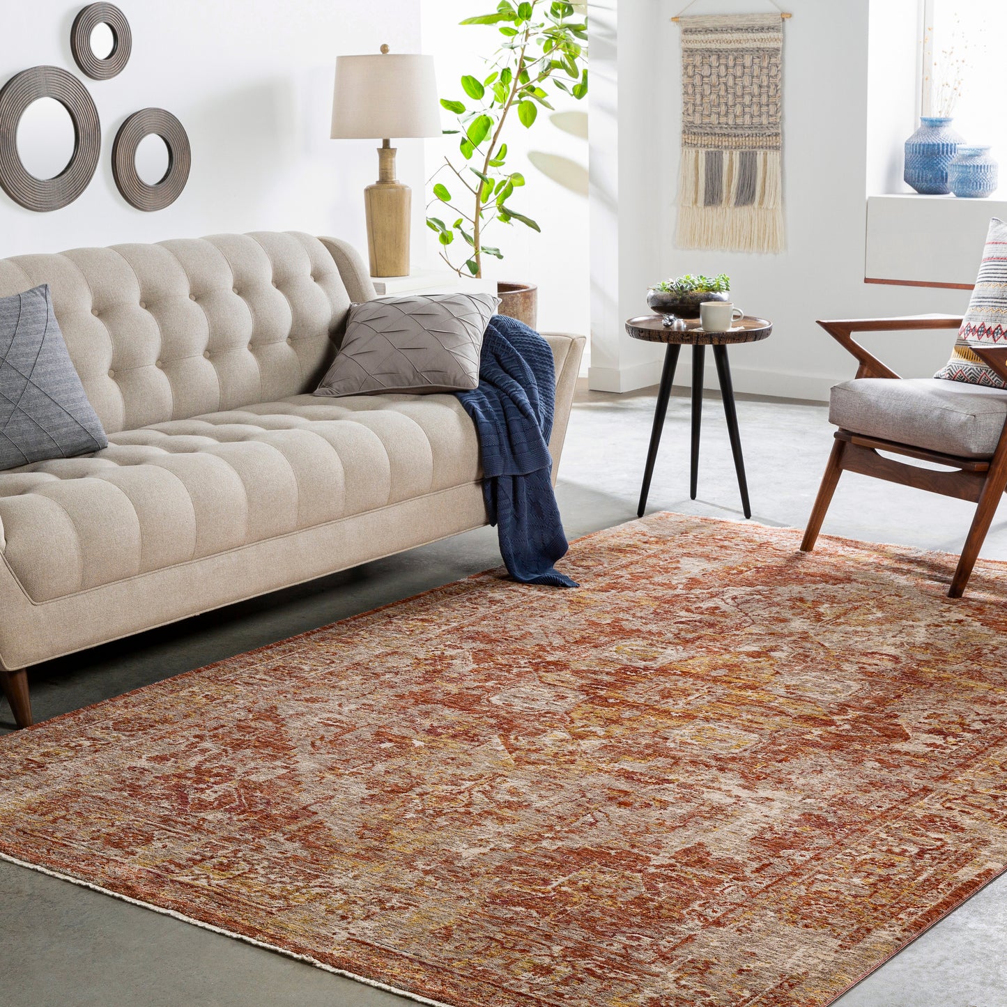 Mirabel 26294 Machine Woven Synthetic Blend Indoor Area Rug by Surya Rugs