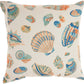 Waverly Pillows WP003 Synthetic Blend Low Tide Throw Pillow From Waverly By Nourison Rugs