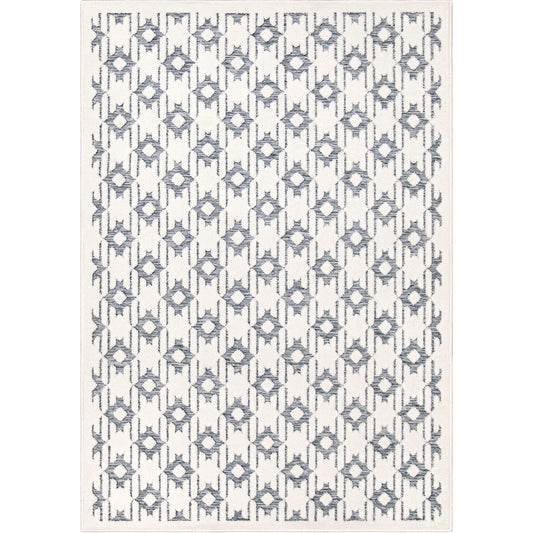 Orian Rugs Simply Southern Cottage Minden BCL/MIND Natural Navy Daisy Area Rug