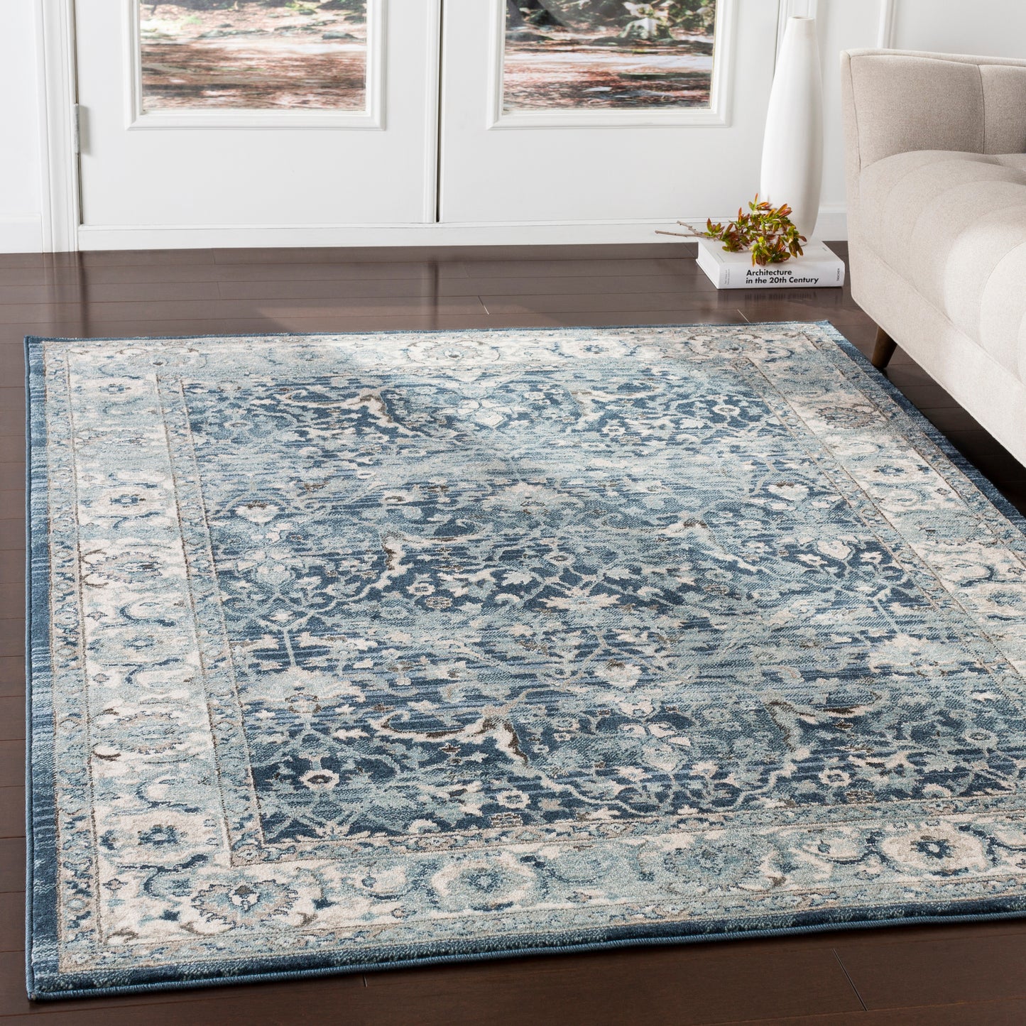 Mesopotamia 22767 Machine Woven Synthetic Blend Indoor Area Rug by Surya Rugs