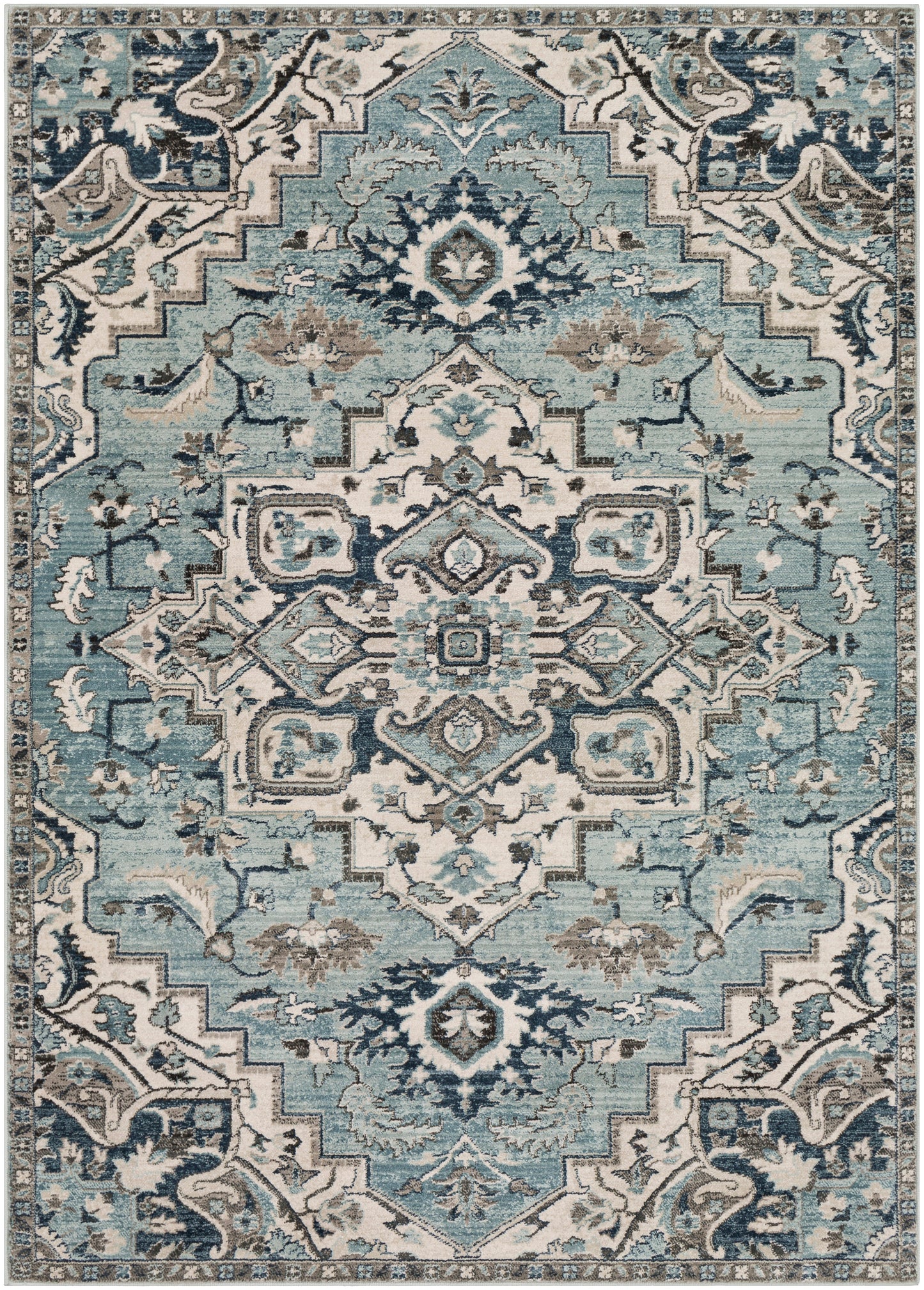 Mesopotamia 22769 Machine Woven Synthetic Blend Indoor Area Rug by Surya Rugs