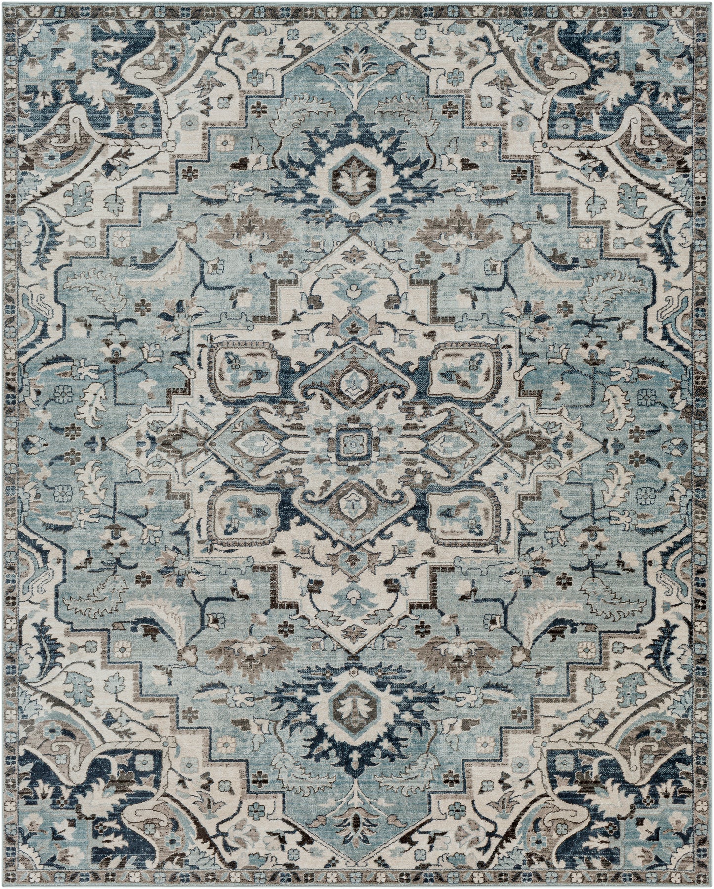 Mesopotamia 22769 Machine Woven Synthetic Blend Indoor Area Rug by Surya Rugs