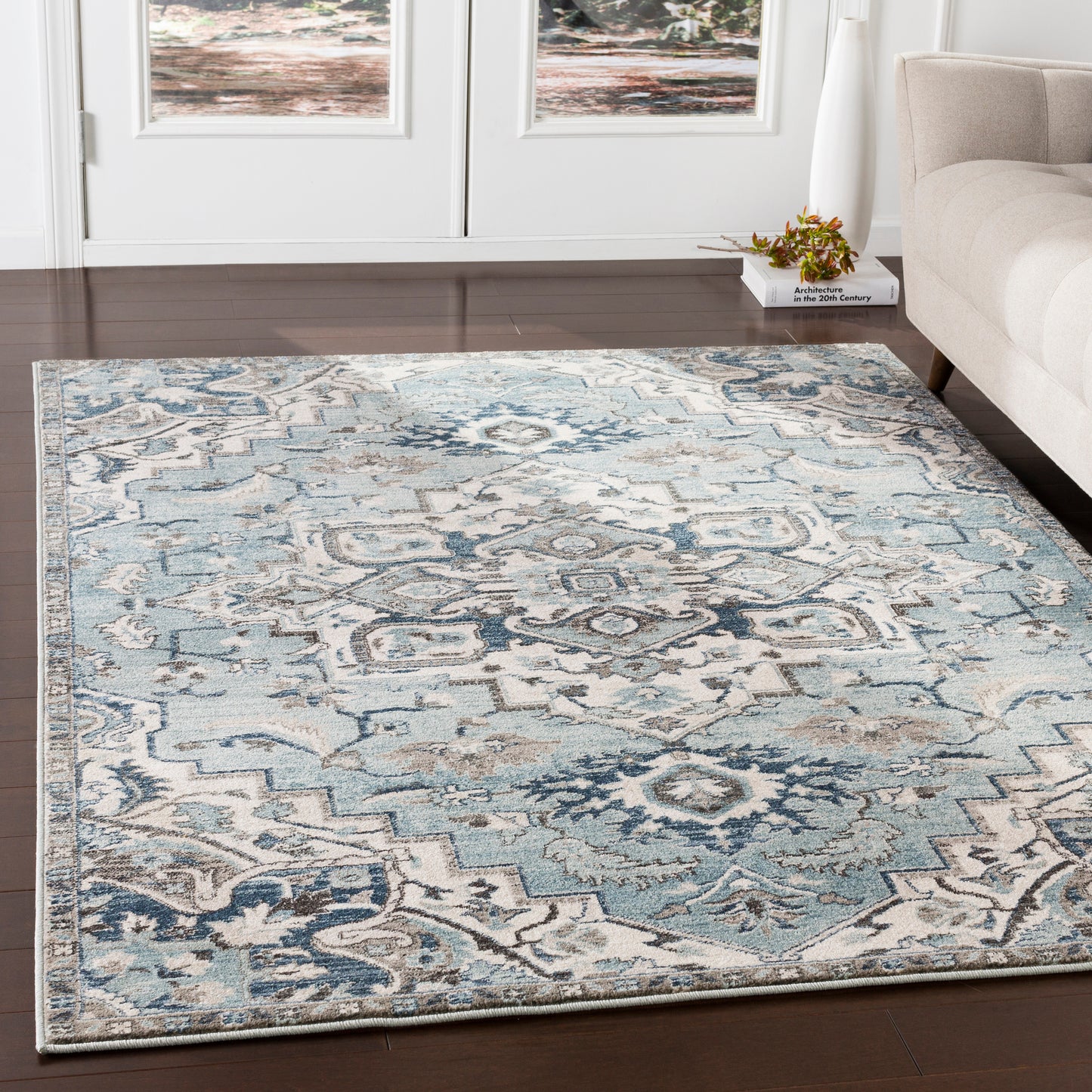 Mesopotamia 22769 Machine Woven Synthetic Blend Indoor Area Rug by Surya Rugs