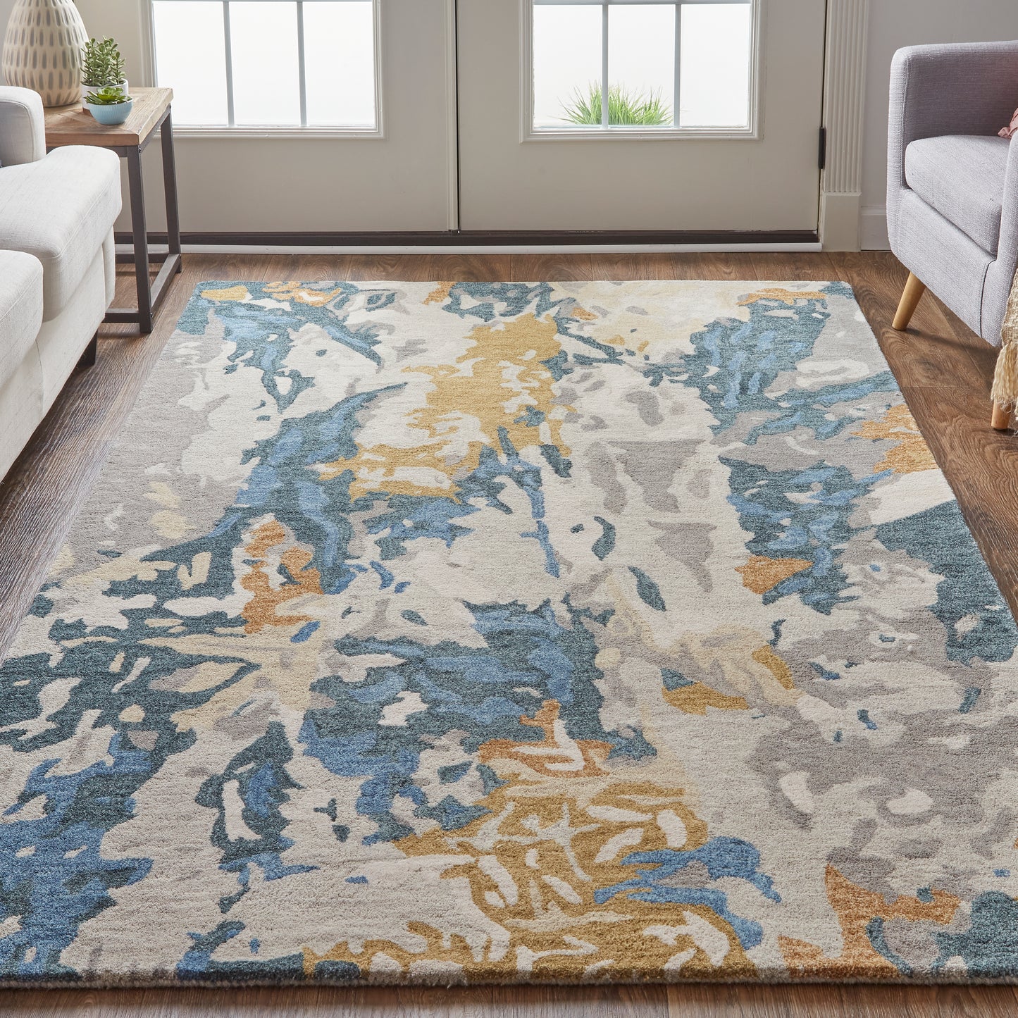 Everley 8645F Hand Tufted Wool Indoor Area Rug by Feizy Rugs