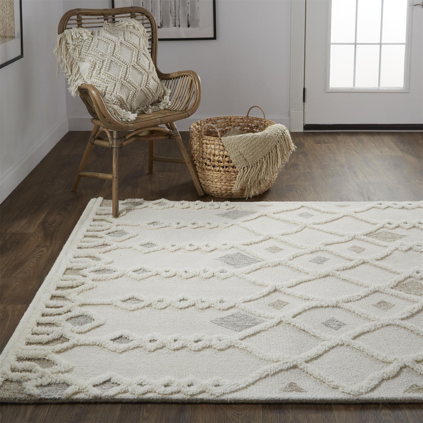 Anica 8011F Hand Tufted Wool Indoor Area Rug by Feizy Rugs