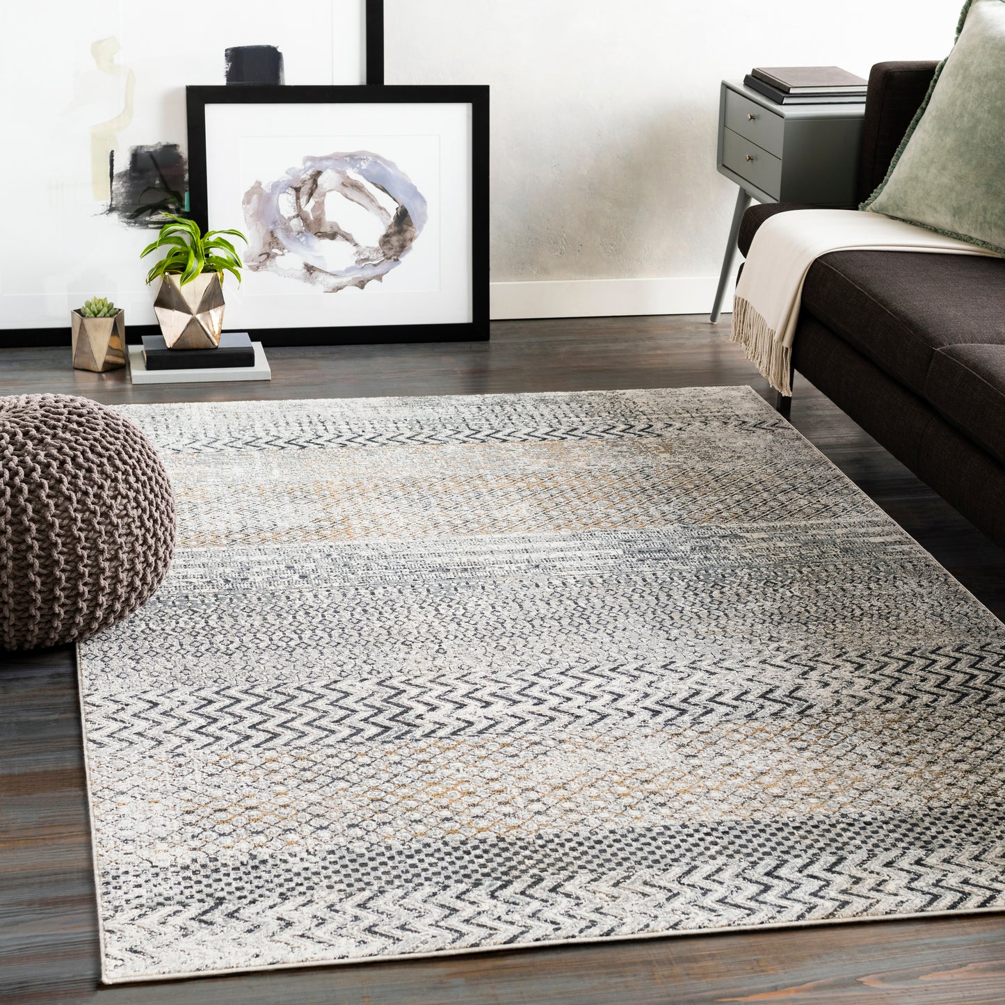 Milano 23736 Machine Woven Synthetic Blend Indoor Area Rug by Surya Rugs