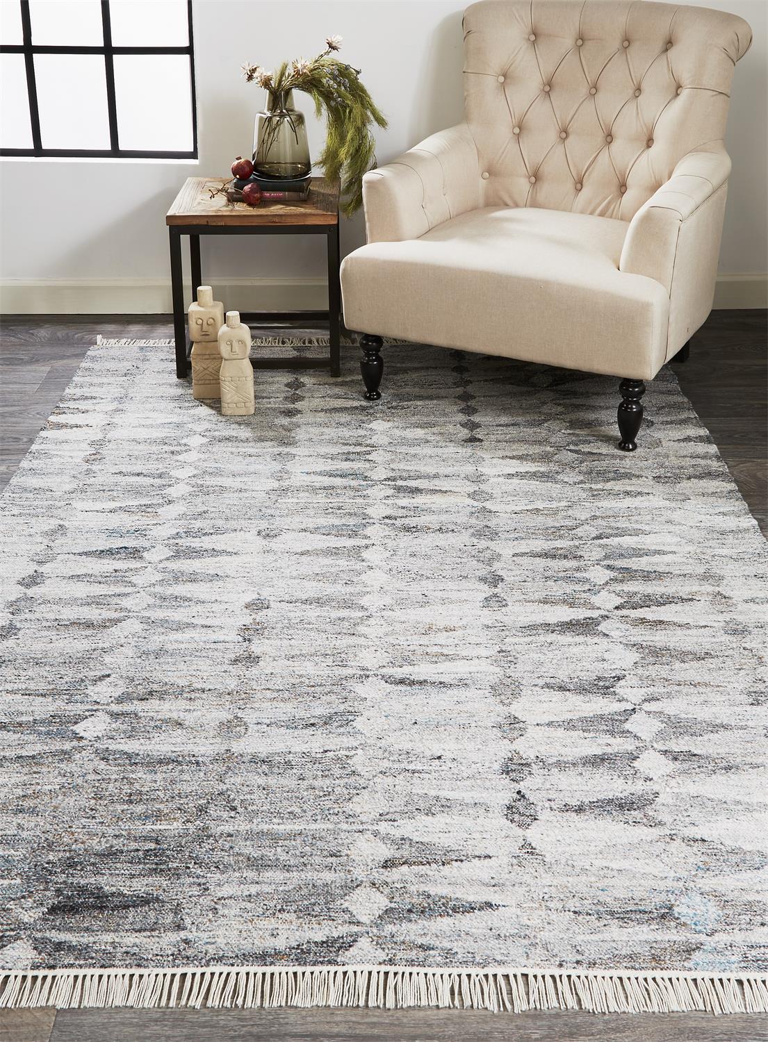 Beckett 0814F Hand Woven Synthetic Blend Indoor Area Rug by Feizy Rugs
