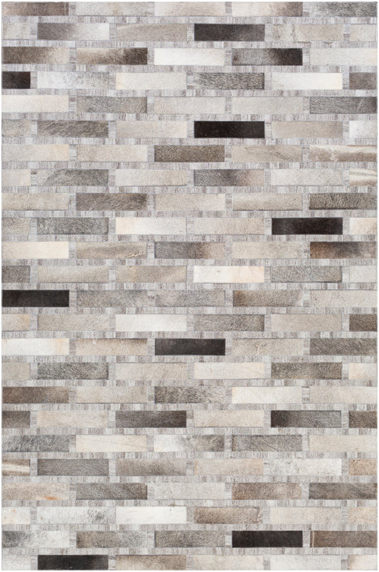 Medora 26074 Hand Crafted Leather Indoor Area Rug by Surya Rugs
