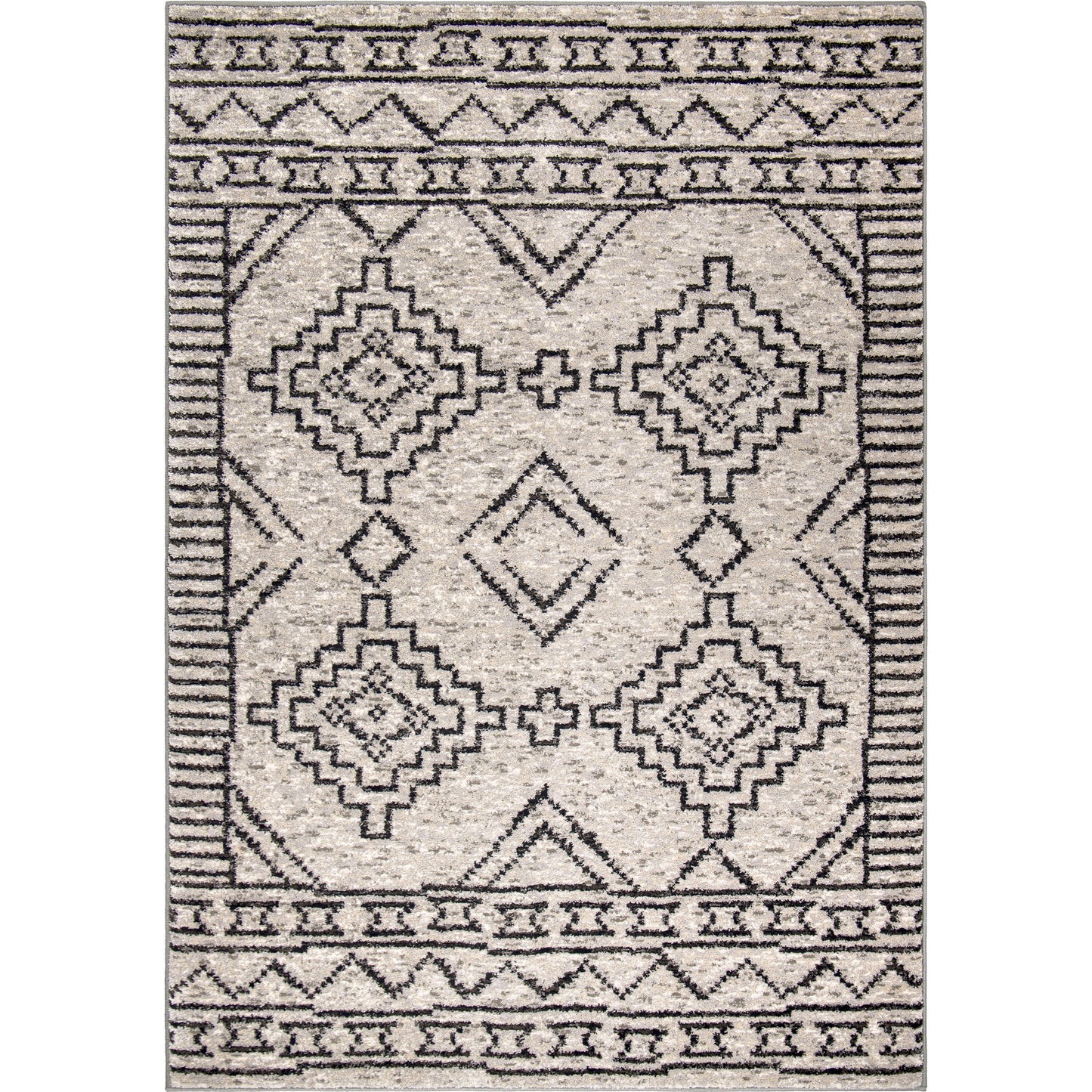 Orian Rugs My Texas House  South by Silver ILS/BLHE Silver Area Rug