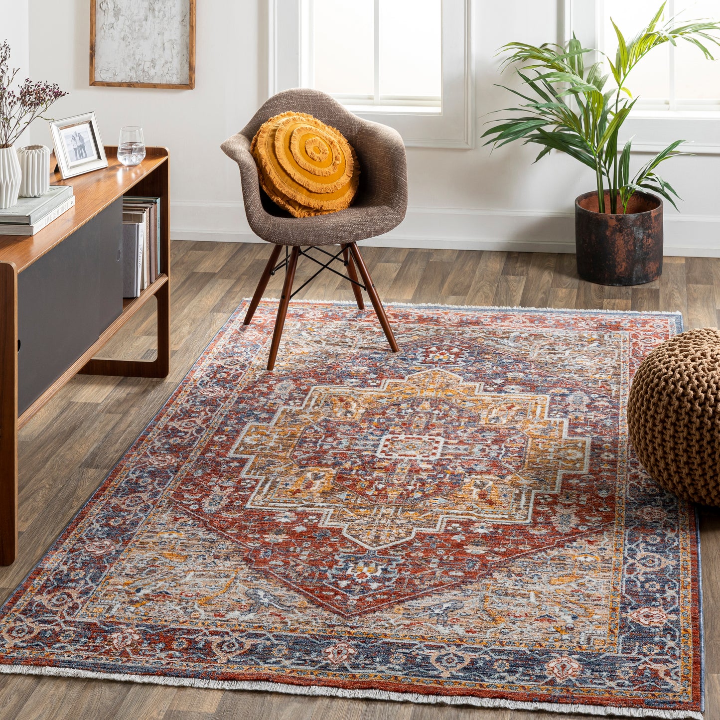 Misterio 30463 Machine Woven Synthetic Blend Indoor Area Rug by Surya Rugs