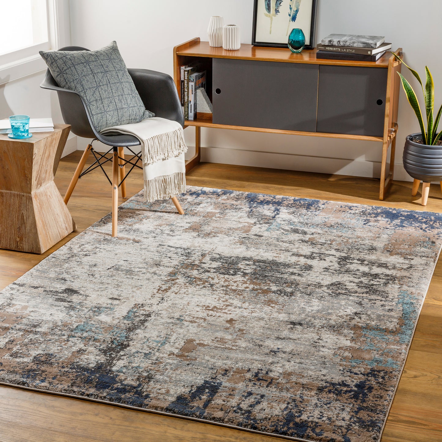 Montana 29961 Machine Woven Synthetic Blend Indoor Area Rug by Surya Rugs