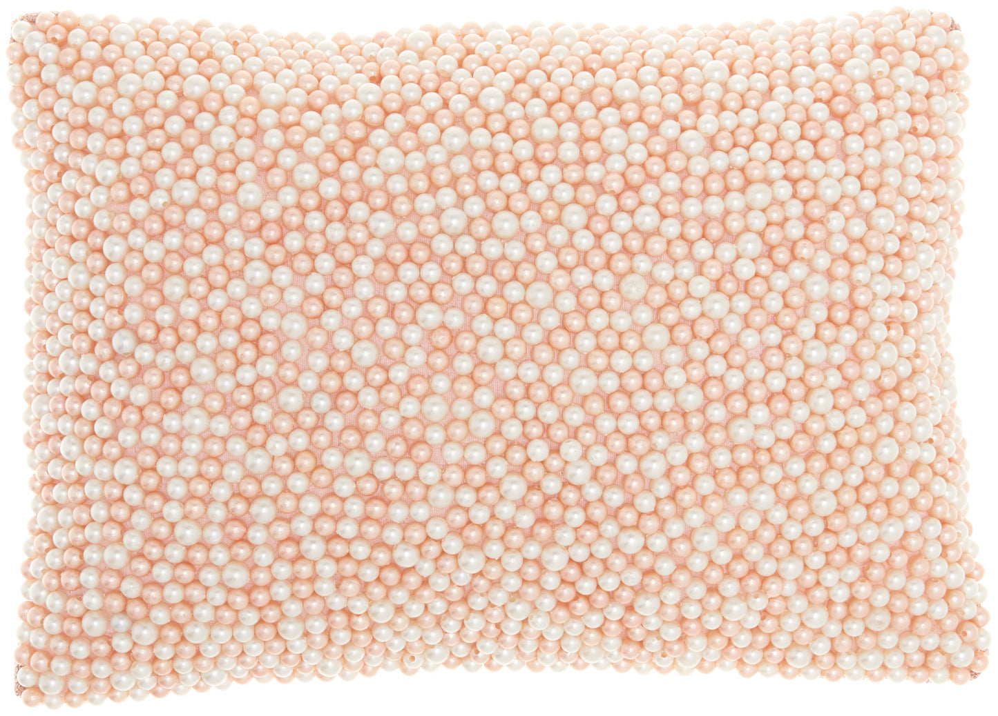 Luminescence Z2001 Synthetic Blend Fully Beaded Pearls Throw Pillow From Mina Victory By Nourison Rugs