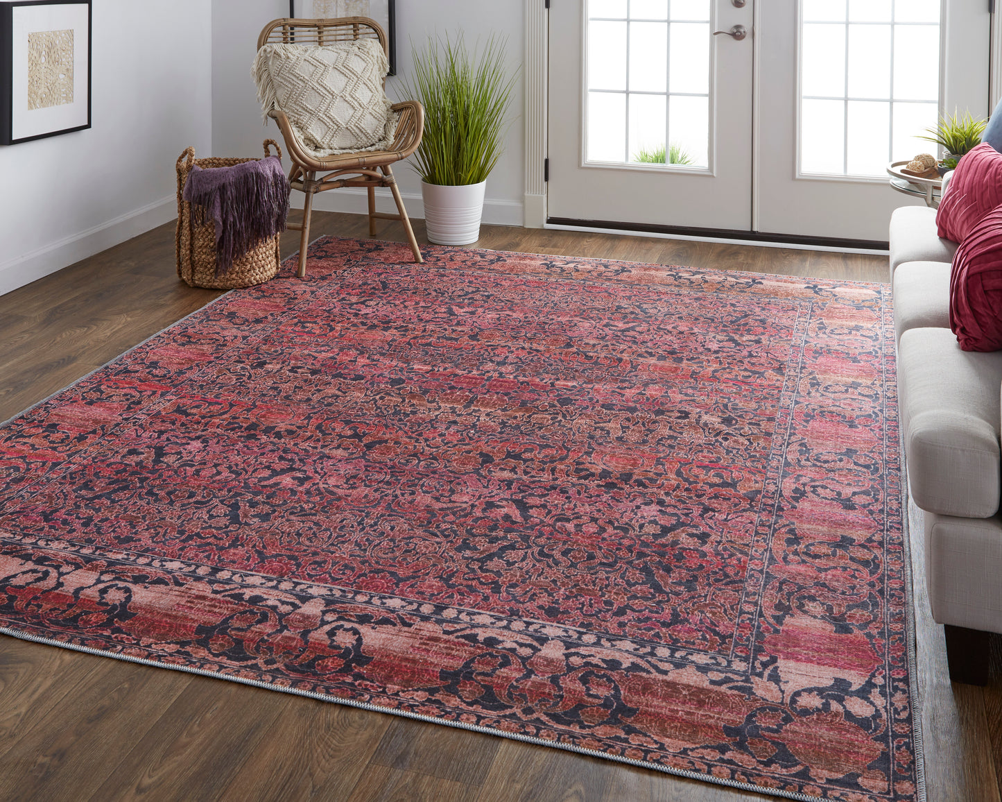 Voss 39HCF Power Loomed Synthetic Blend Indoor Area Rug by Feizy Rugs