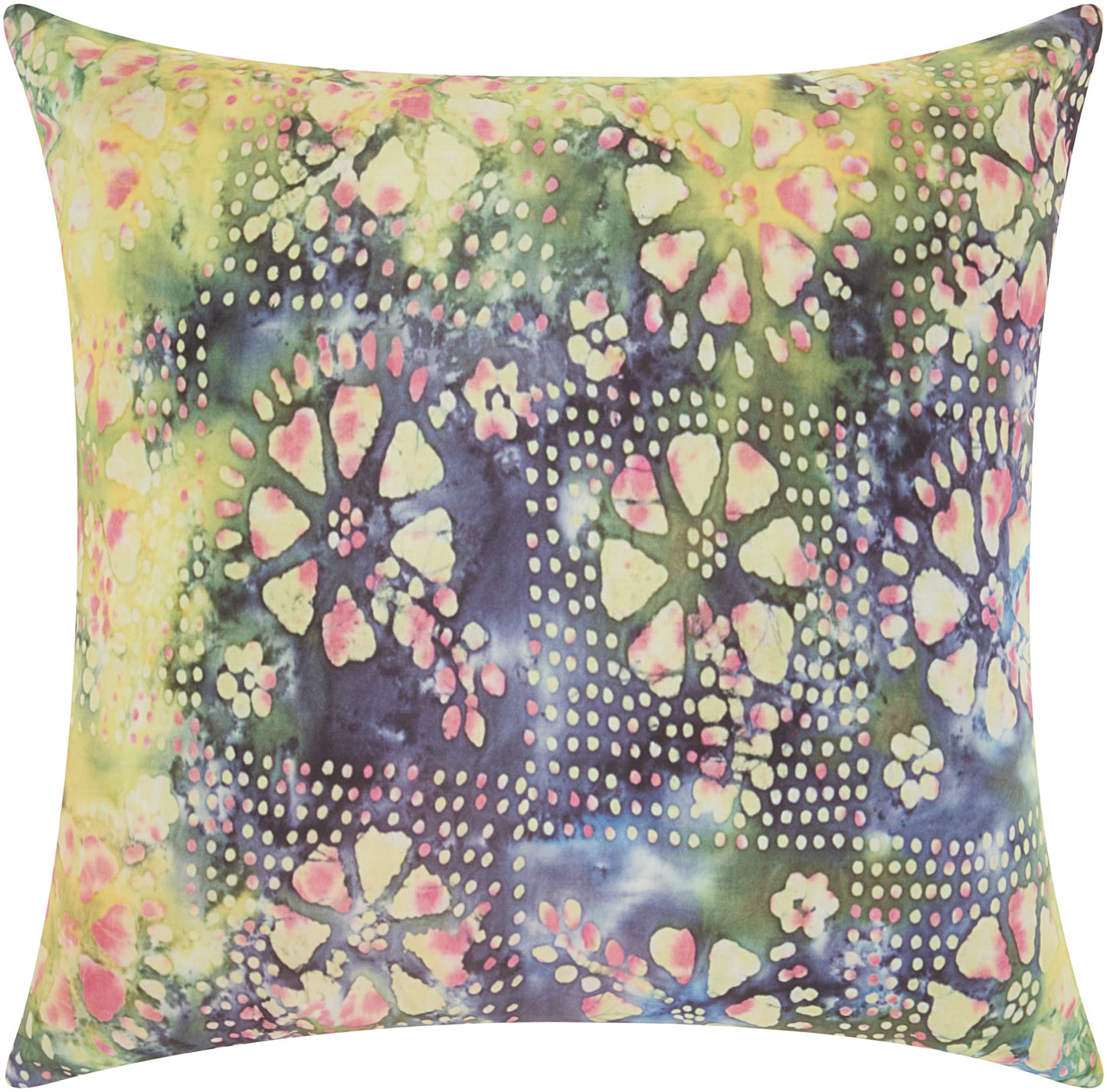 Outdoor Pillows TI780 Synthetic Blend Watercolor Petals Throw Pillow From Mina Victory By Nourison Rugs