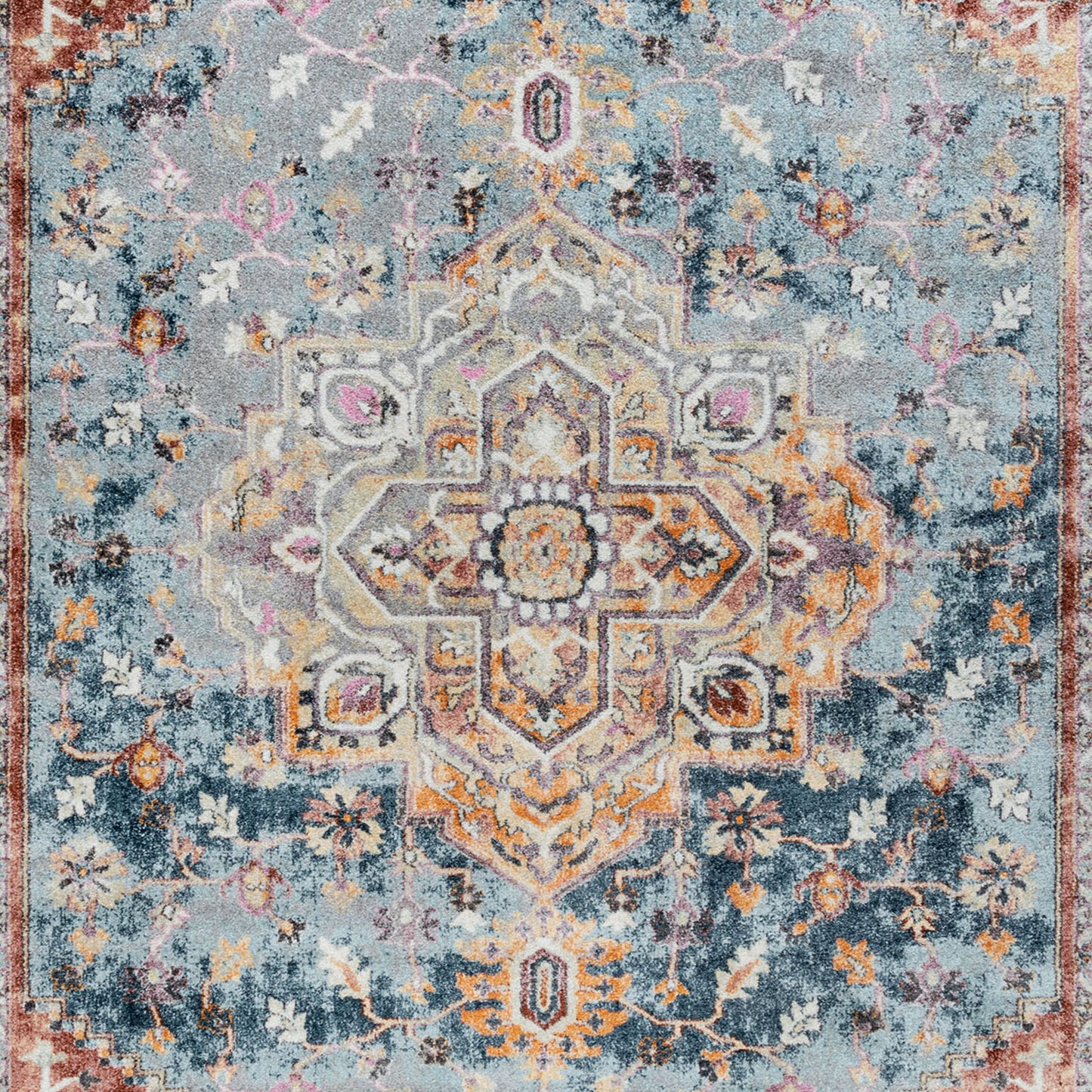 Wakefield-WFL41 Cut Pile Synthetic Blend Indoor Area Rug by Tayse Rugs