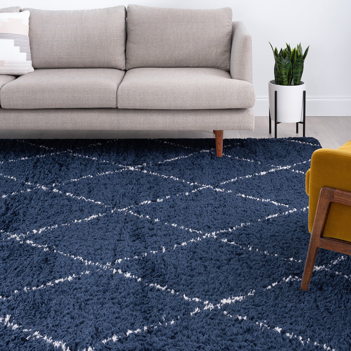 Heavenly Shag-HEA11 Cut Pile Synthetic Blend Indoor Area Rug by Tayse Rugs