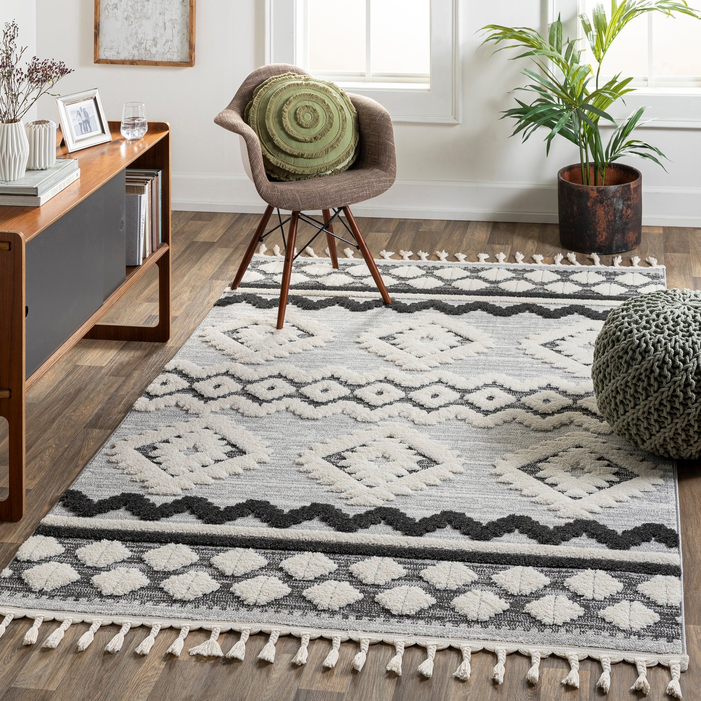 Nora 30661 Machine Woven Synthetic Blend Indoor Area Rug by Surya Rugs