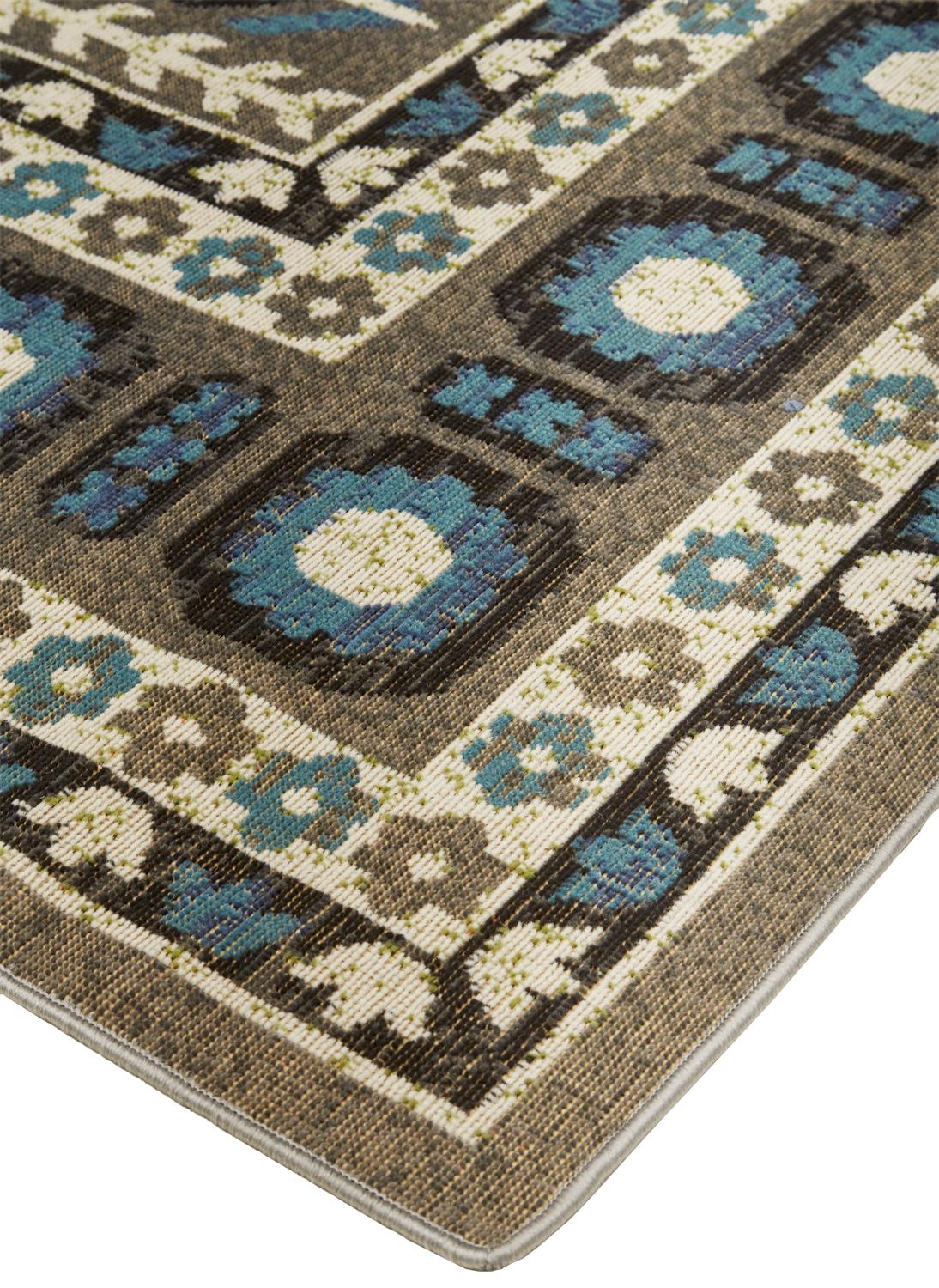 Foster 3754F Machine Made Synthetic Blend Indoor Area Rug by Feizy Rugs