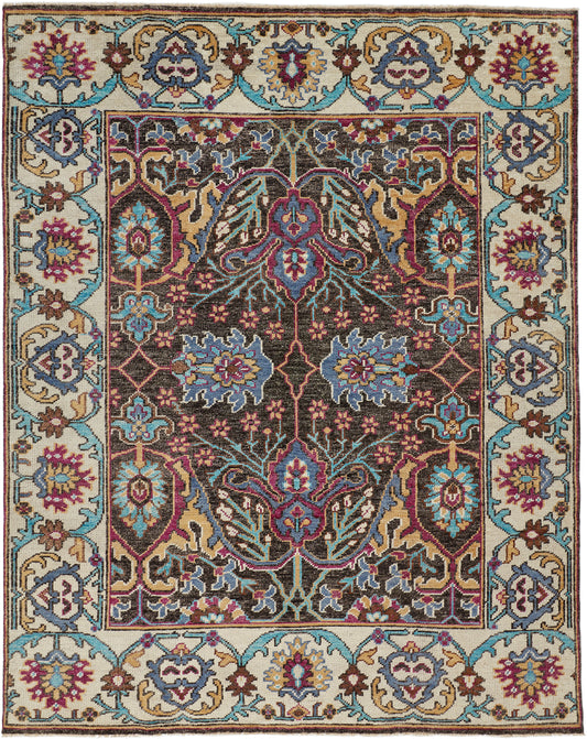 Piraj 6461F Hand Knotted Wool Indoor Area Rug by Feizy Rugs