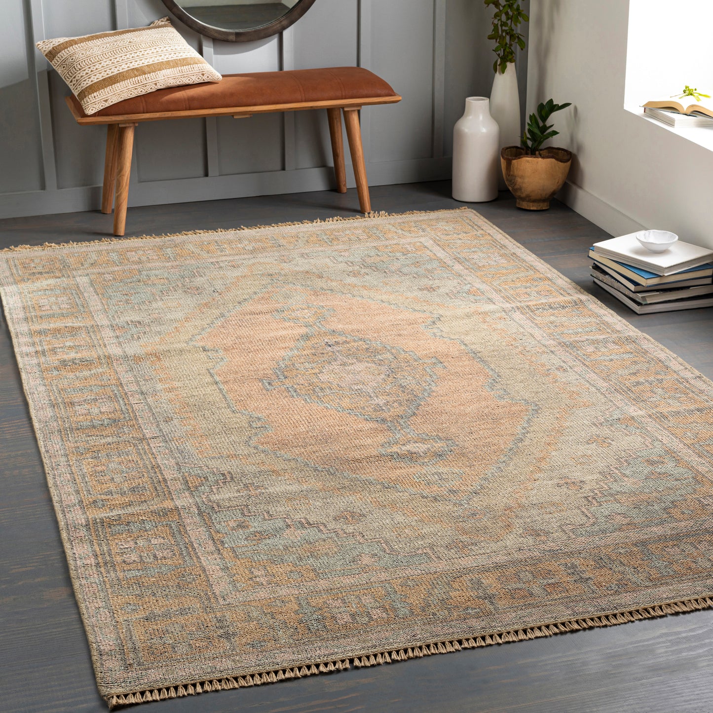 Nirvana 30239 Hand Knotted Wool Indoor Area Rug by Surya Rugs