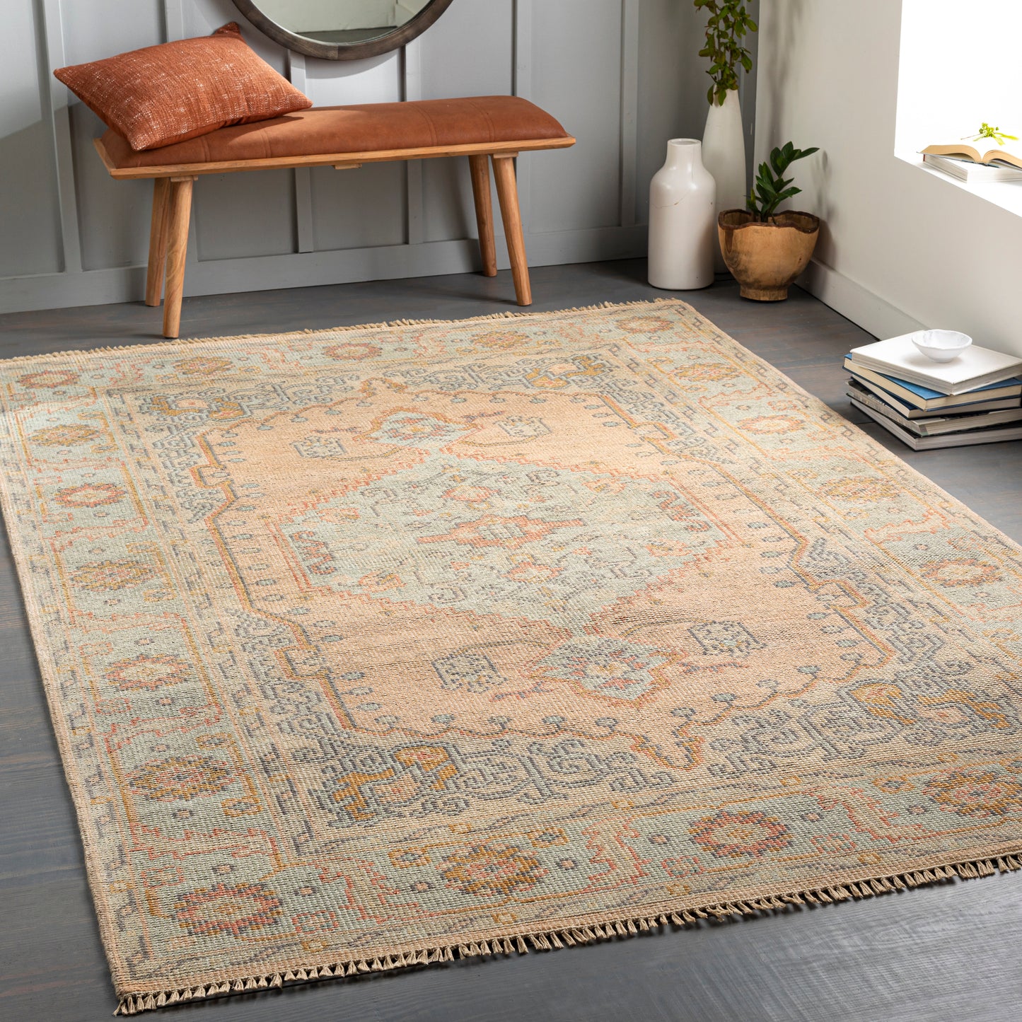 Nirvana 30241 Hand Knotted Wool Indoor Area Rug by Surya Rugs
