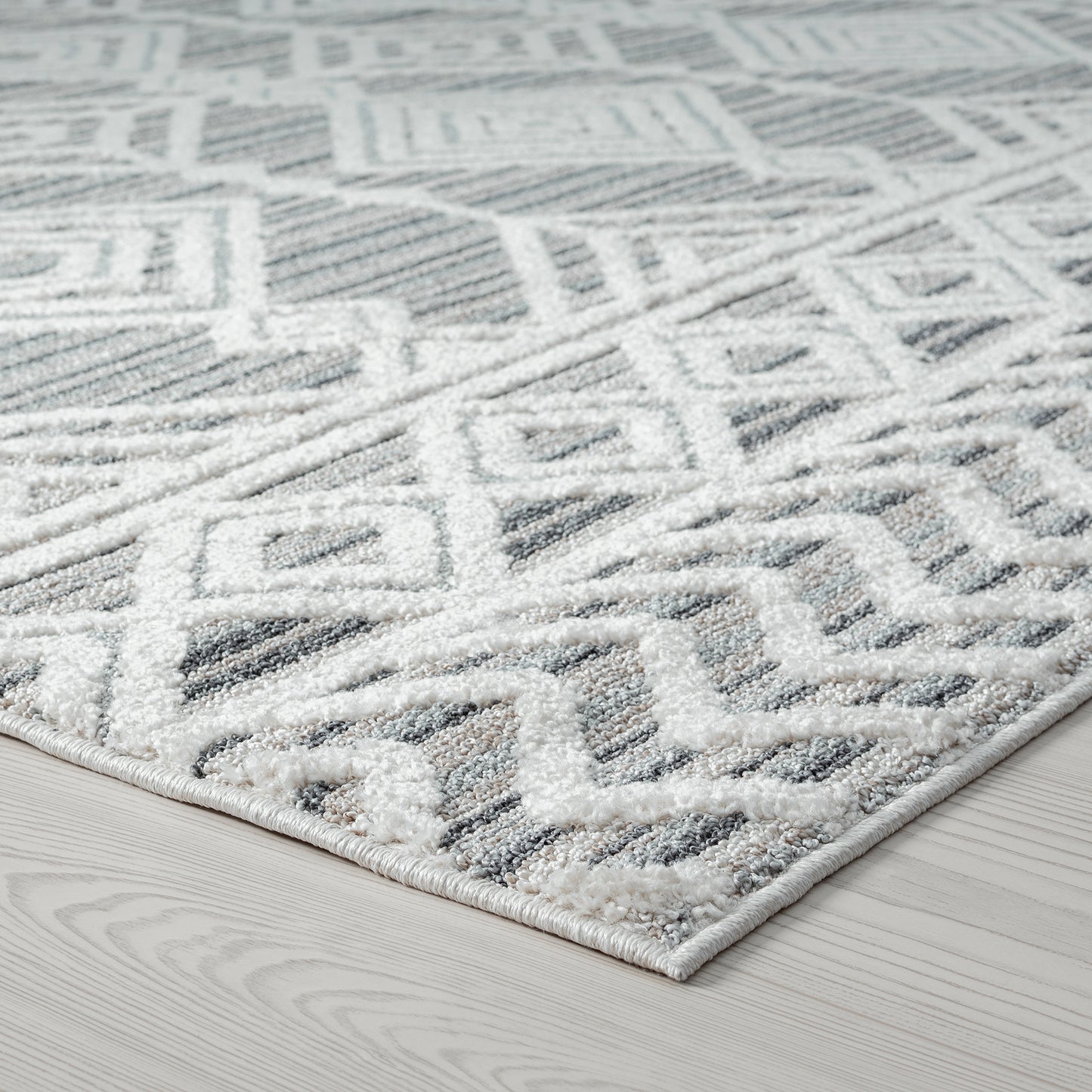 Monaco-MNC11 Cut Pile Synthetic Blend Indoor Area Rug by Tayse Rugs