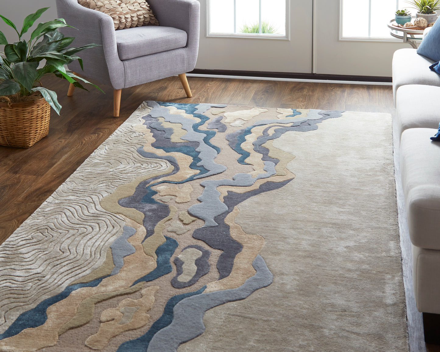 Serrano 8854F Hand Tufted Wool Indoor Area Rug by Feizy Rugs