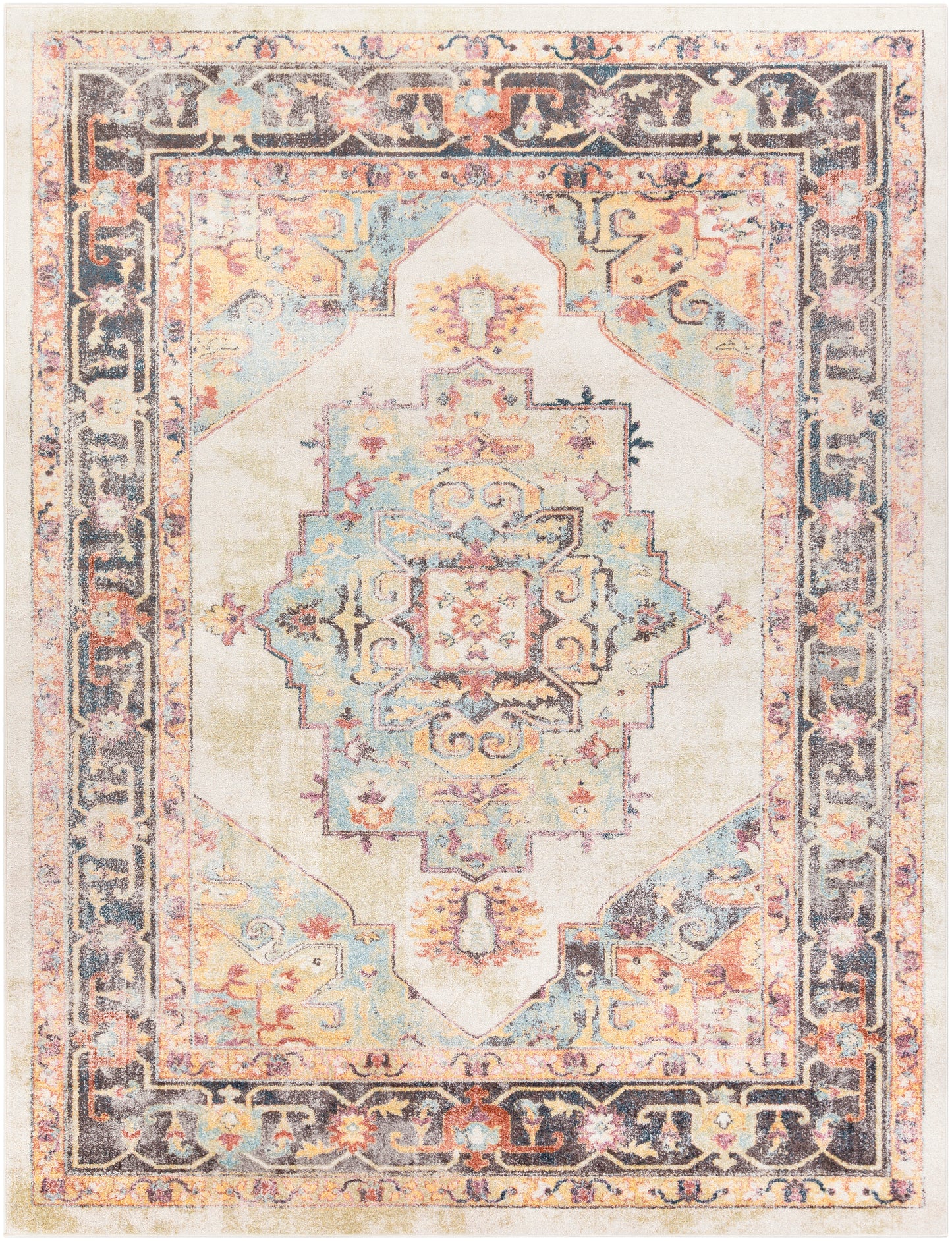 New Mexico 24878 Machine Woven Synthetic Blend Indoor Area Rug by Surya Rugs