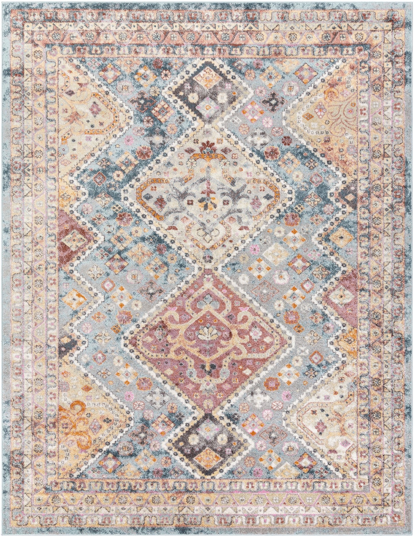 New Mexico 24879 Machine Woven Synthetic Blend Indoor Area Rug by Surya Rugs