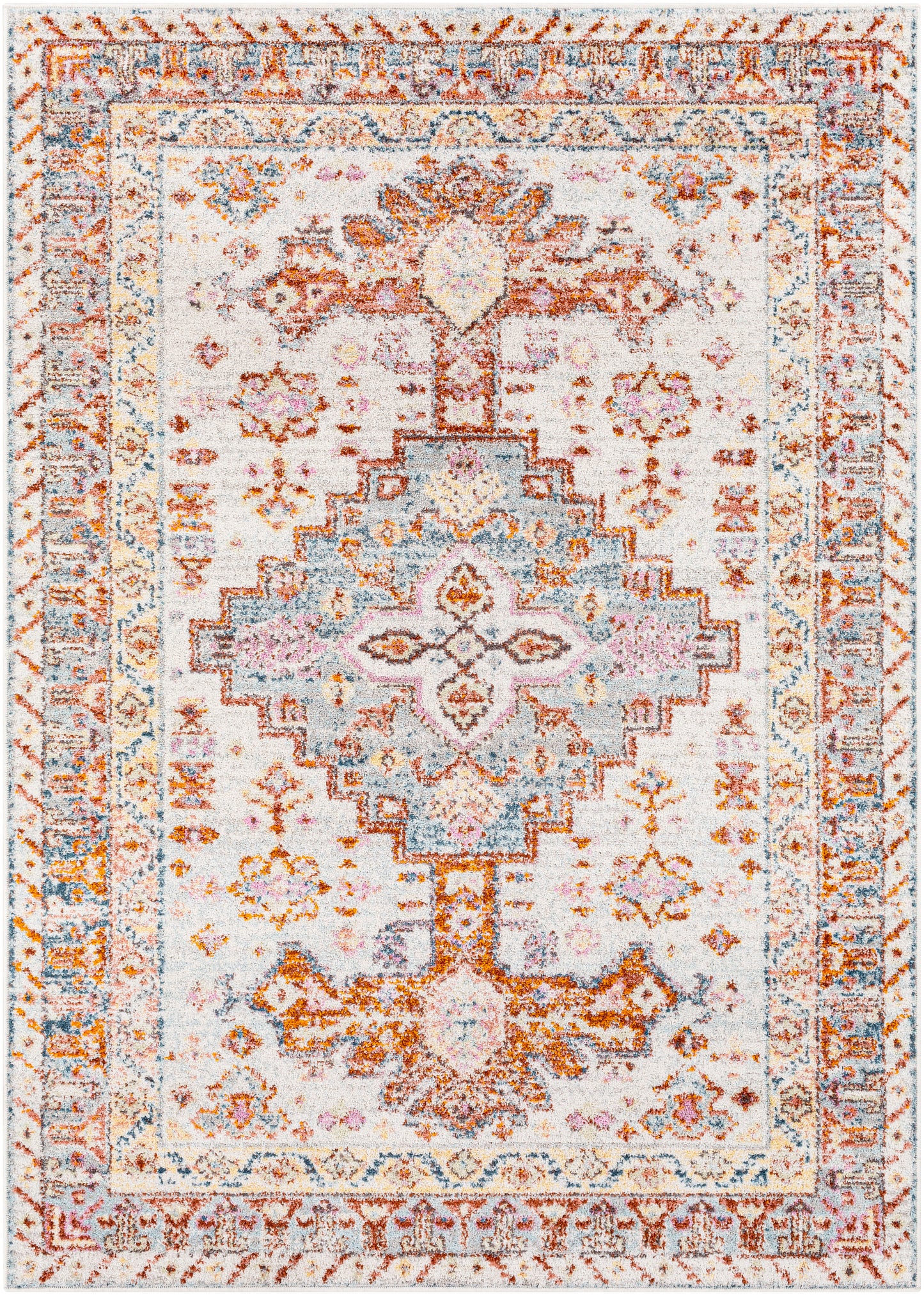 New Mexico 29137 Machine Woven Synthetic Blend Indoor Area Rug by Surya Rugs