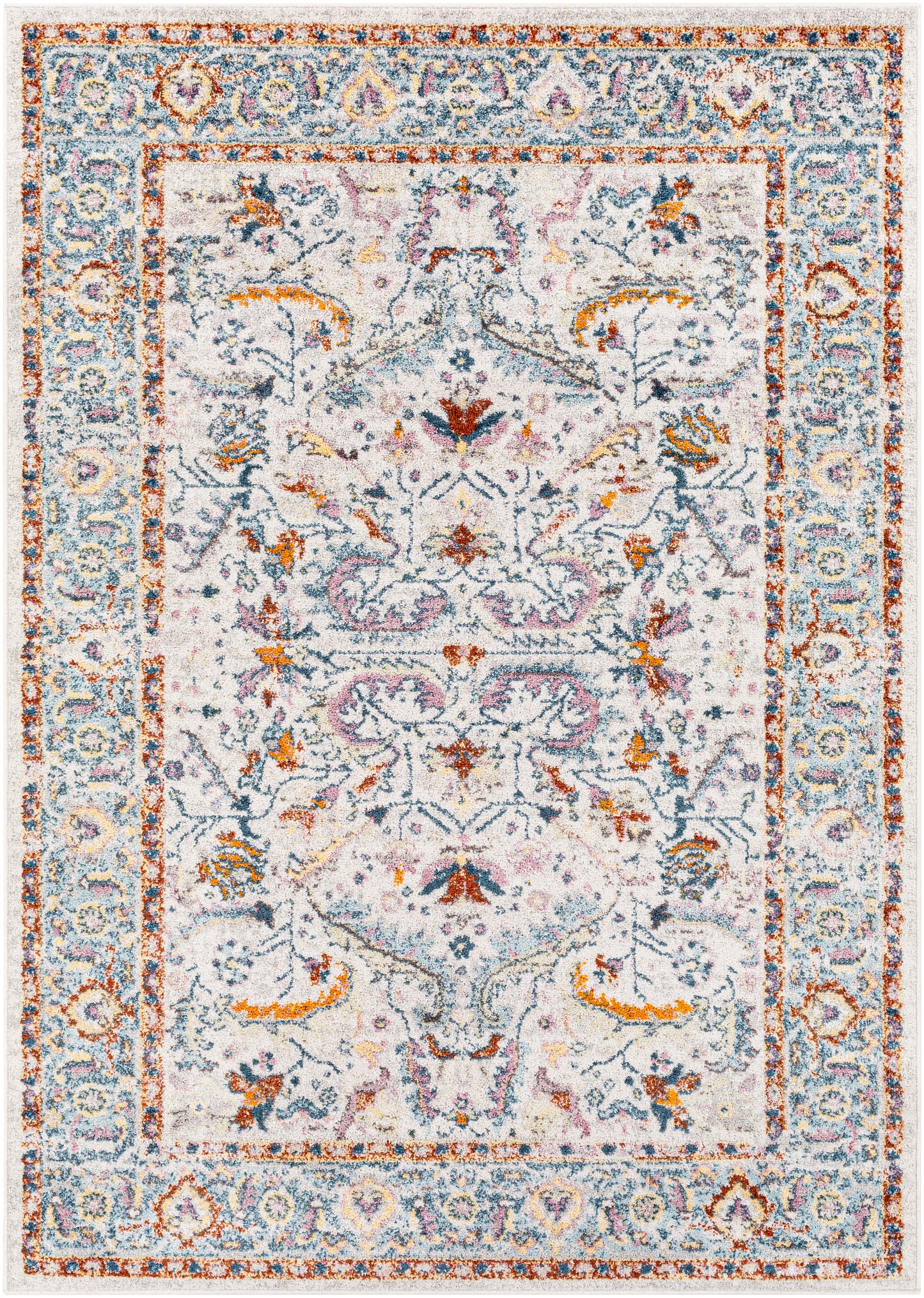 New Mexico 29138 Machine Woven Synthetic Blend Indoor Area Rug by Surya Rugs