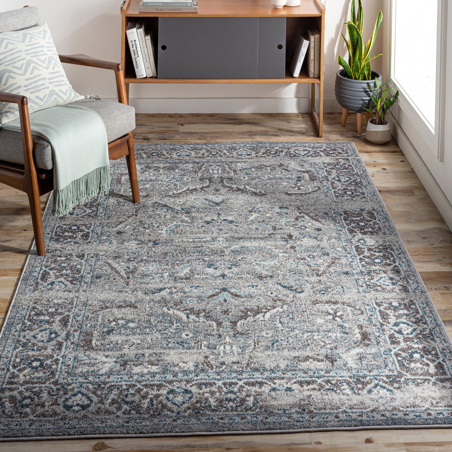 New Mexico 29138 Machine Woven Synthetic Blend Indoor Area Rug by Surya Rugs