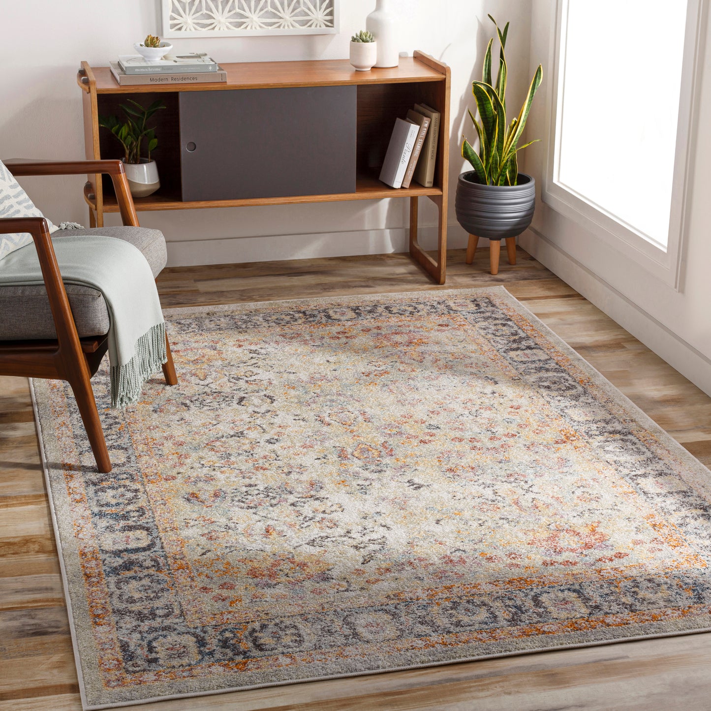 New Mexico 29142 Machine Woven Synthetic Blend Indoor Area Rug by Surya Rugs