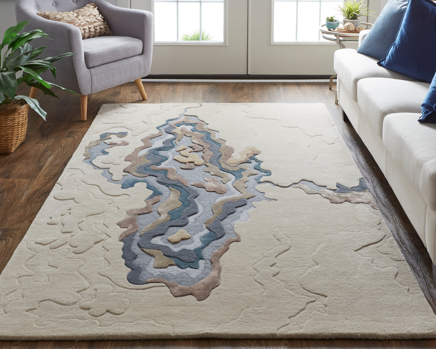 Serrano 8855F Hand Tufted Wool Indoor Area Rug by Feizy Rugs