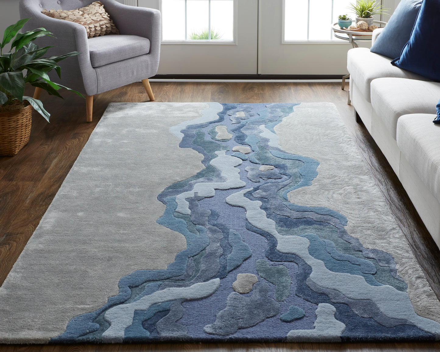 Serrano 8854F Hand Tufted Wool Indoor Area Rug by Feizy Rugs