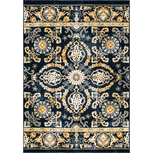 Orian Rugs Simply Southern Cottage Bistineau ASC/BIST Blue Area Rug