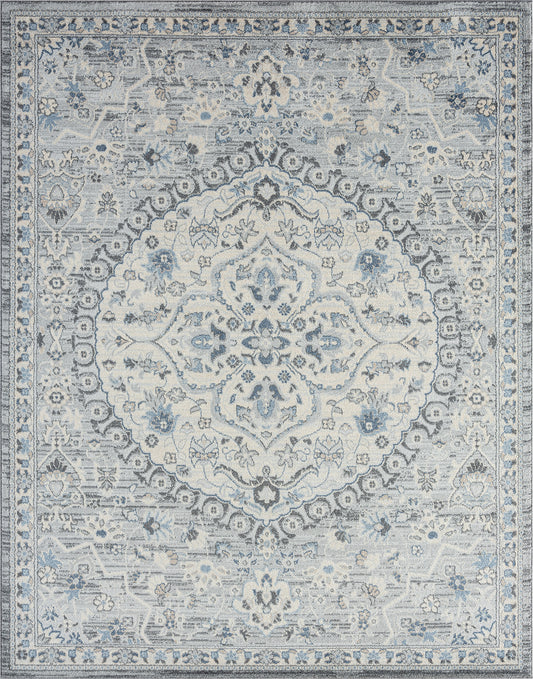 Tuscany-TUS11 Cut Pile Synthetic Blend Indoor Area Rug by Tayse Rugs