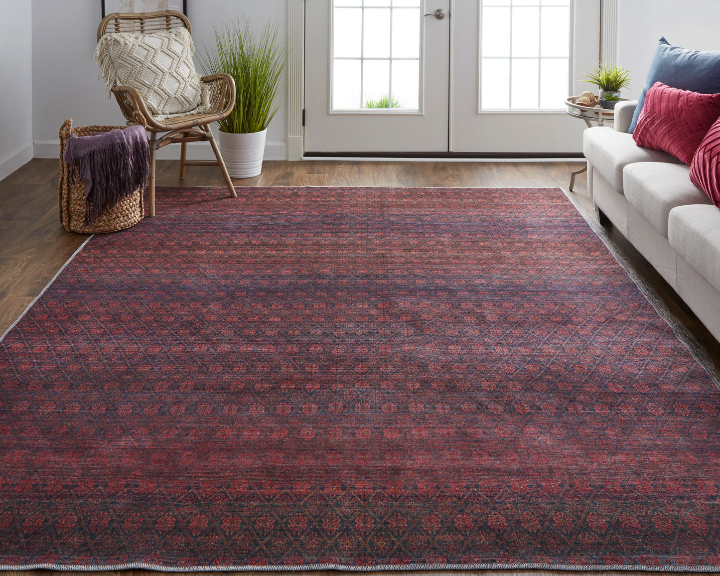 Voss 39HAF Power Loomed Synthetic Blend Indoor Area Rug by Feizy Rugs