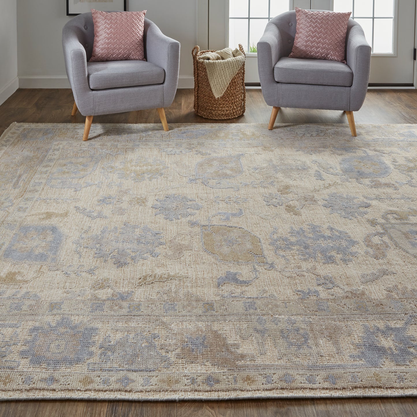 Wendover 6862F Hand Knotted Synthetic Blend Indoor Area Rug by Feizy Rugs