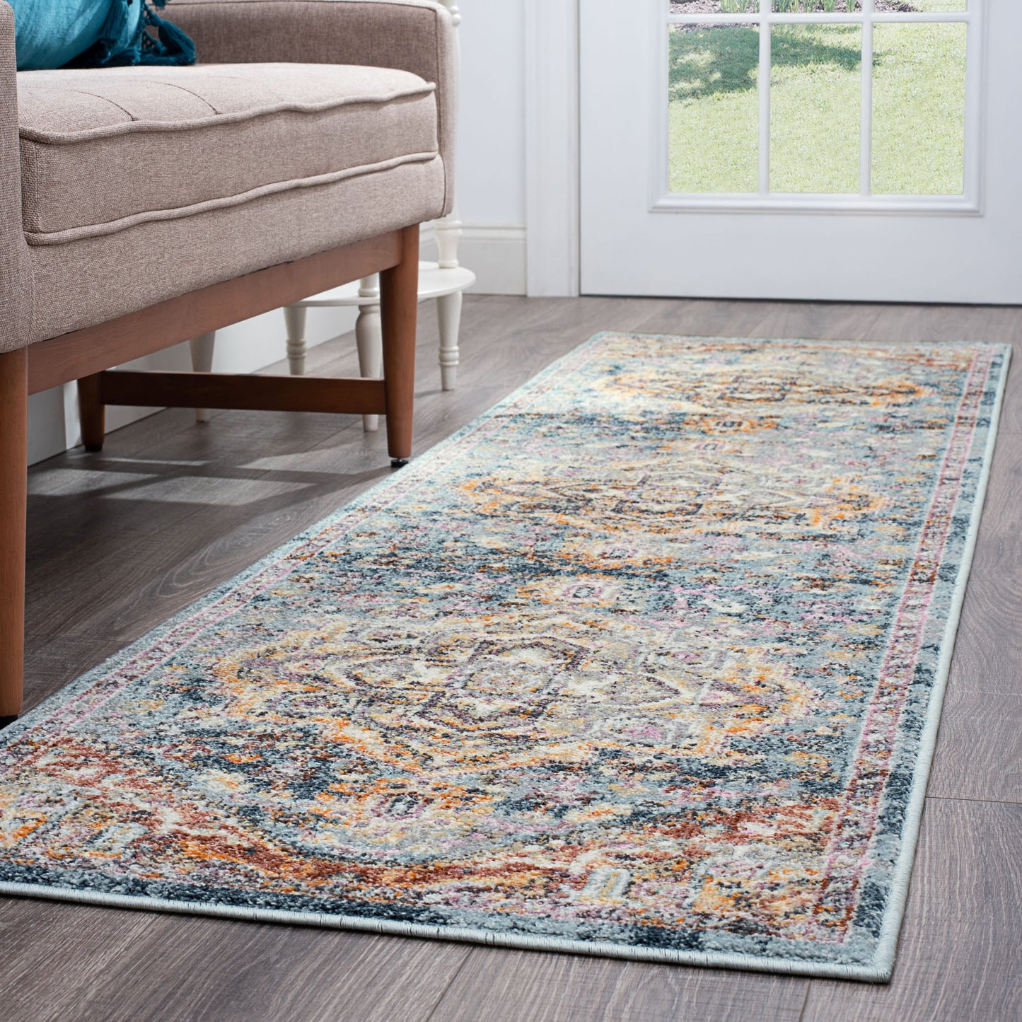 Wakefield-WFL41 Cut Pile Synthetic Blend Indoor Area Rug by Tayse Rugs