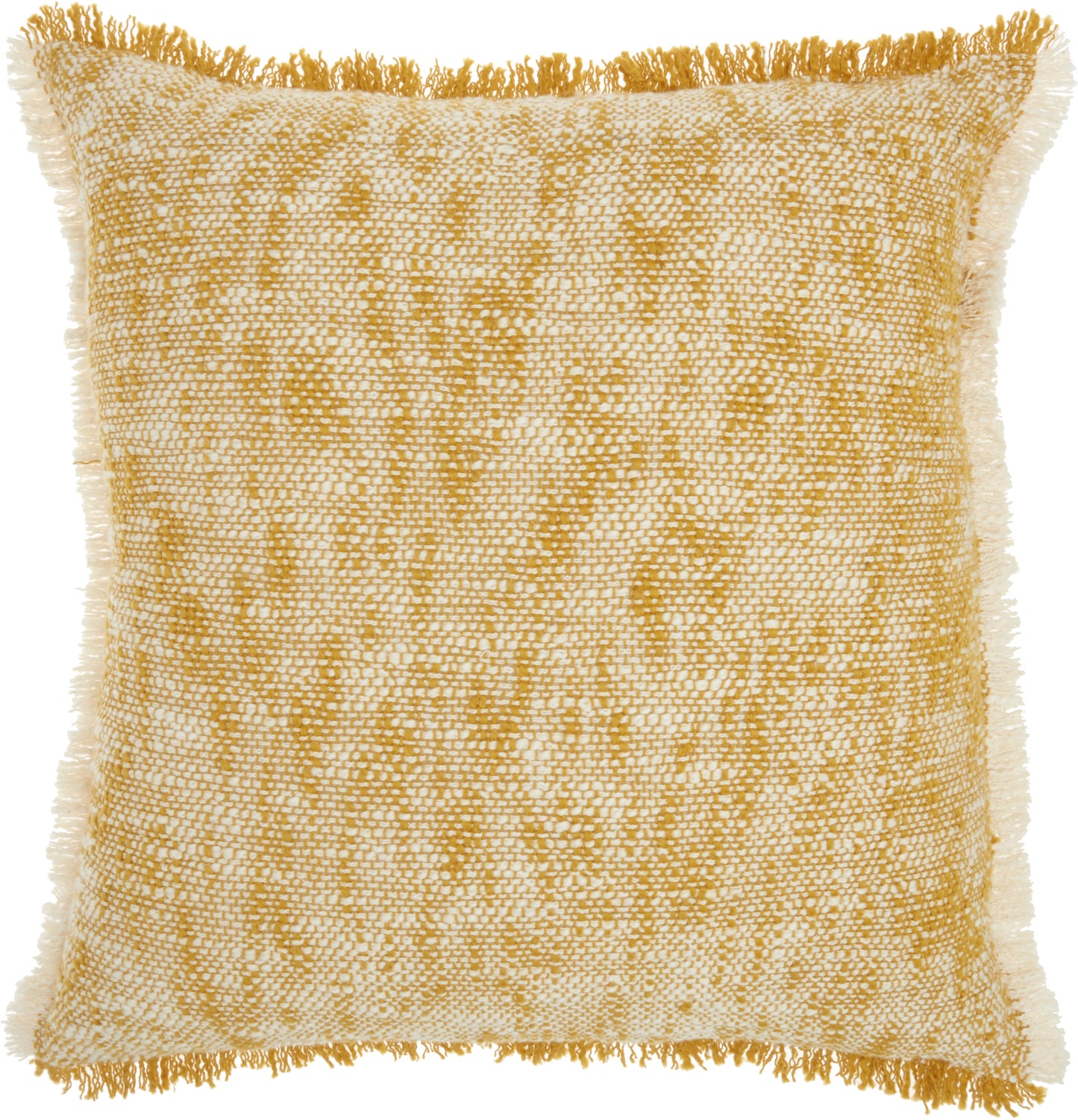 Life Styles SH020 Cotton Woven Fringe Throw Pillow From Mina Victory By Nourison Rugs