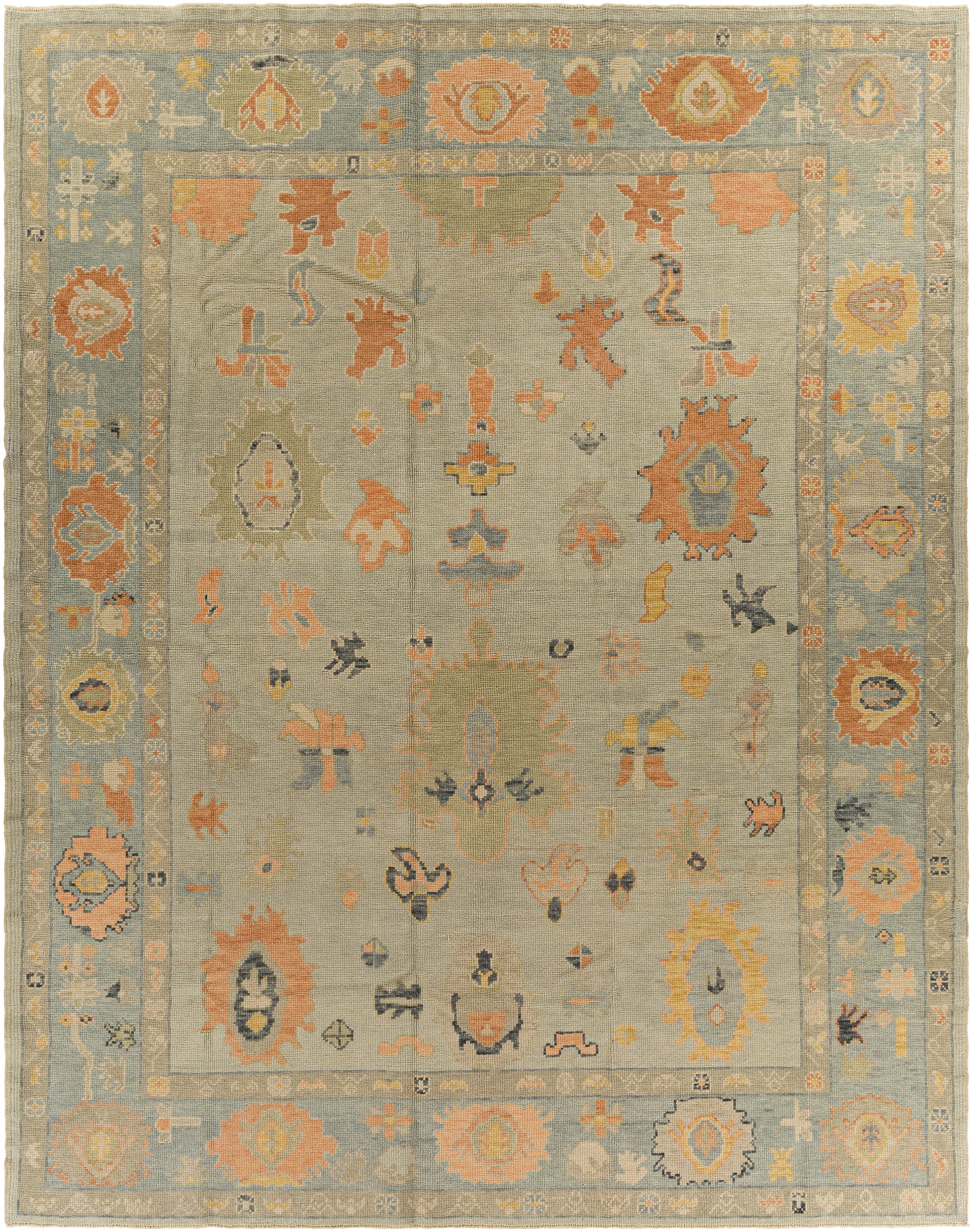 Antique One of a Kind 29834 Hand Knotted Wool Indoor Area Rug by Surya Rugs