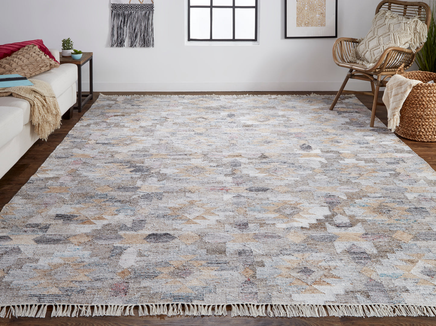 Beckett 0818F Hand Woven Synthetic Blend Indoor Area Rug by Feizy Rugs