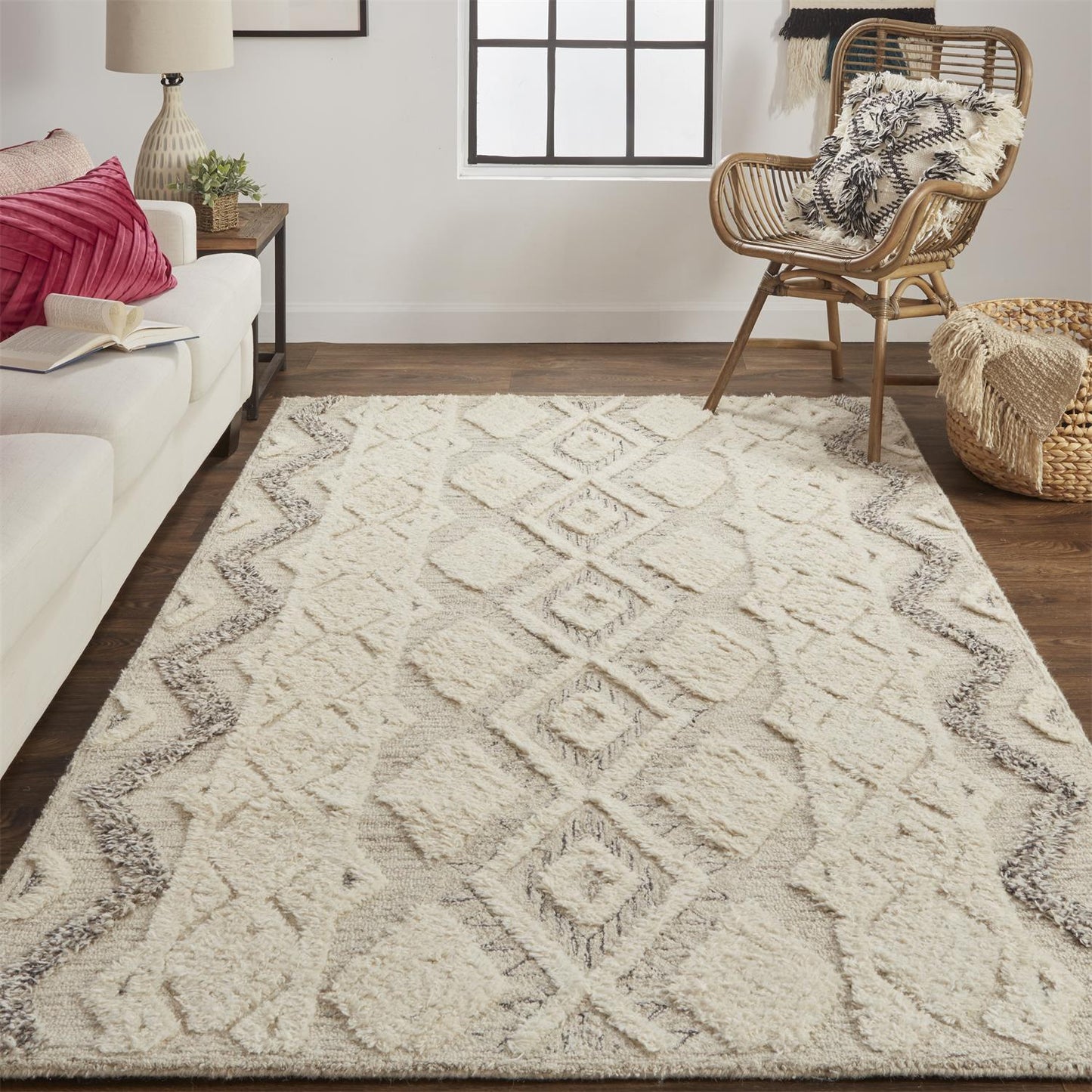 Anica 8006F Hand Tufted Wool Indoor Area Rug by Feizy Rugs