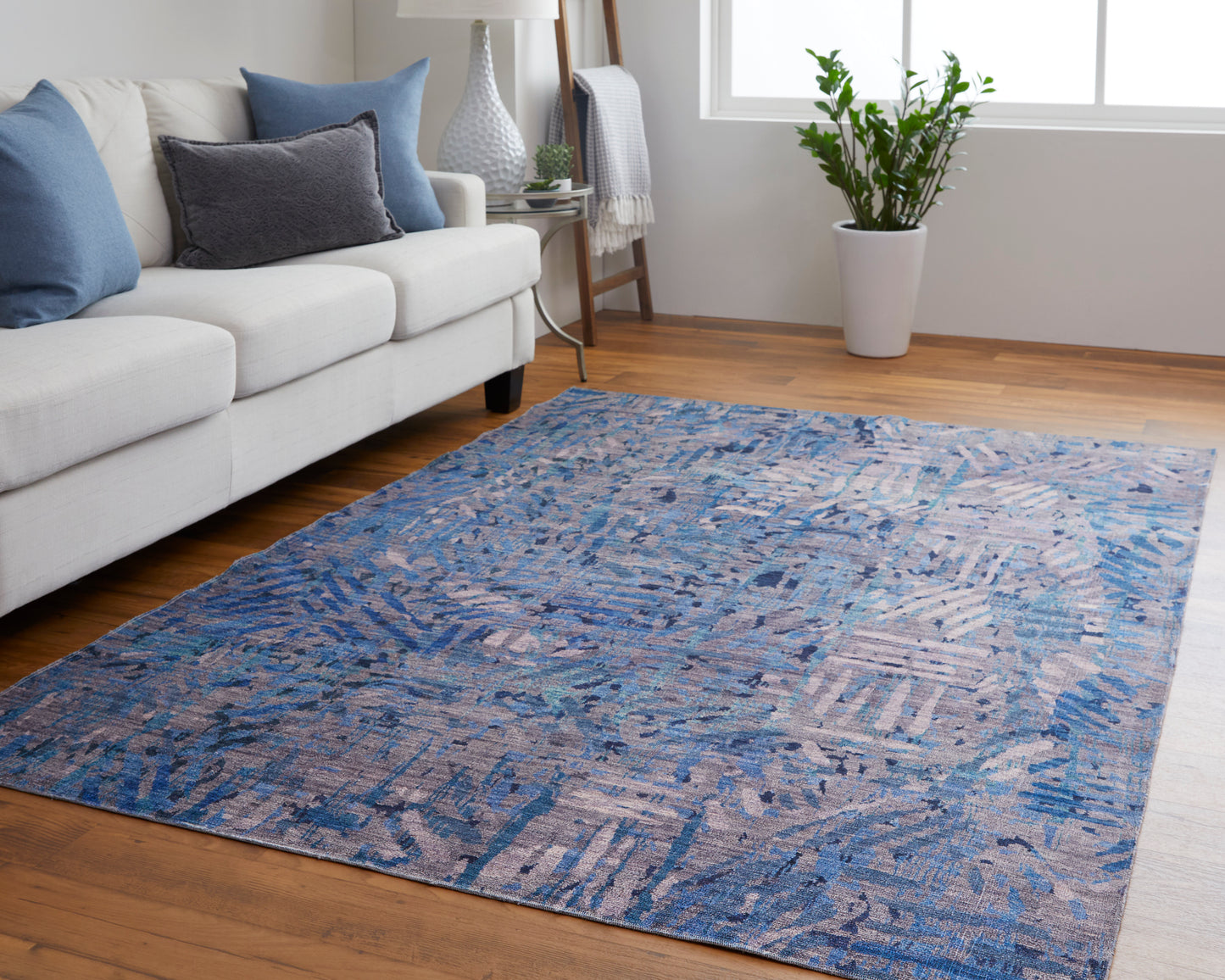 Mathis 39I3F Power Loomed Synthetic Blend Indoor Area Rug by Feizy Rugs